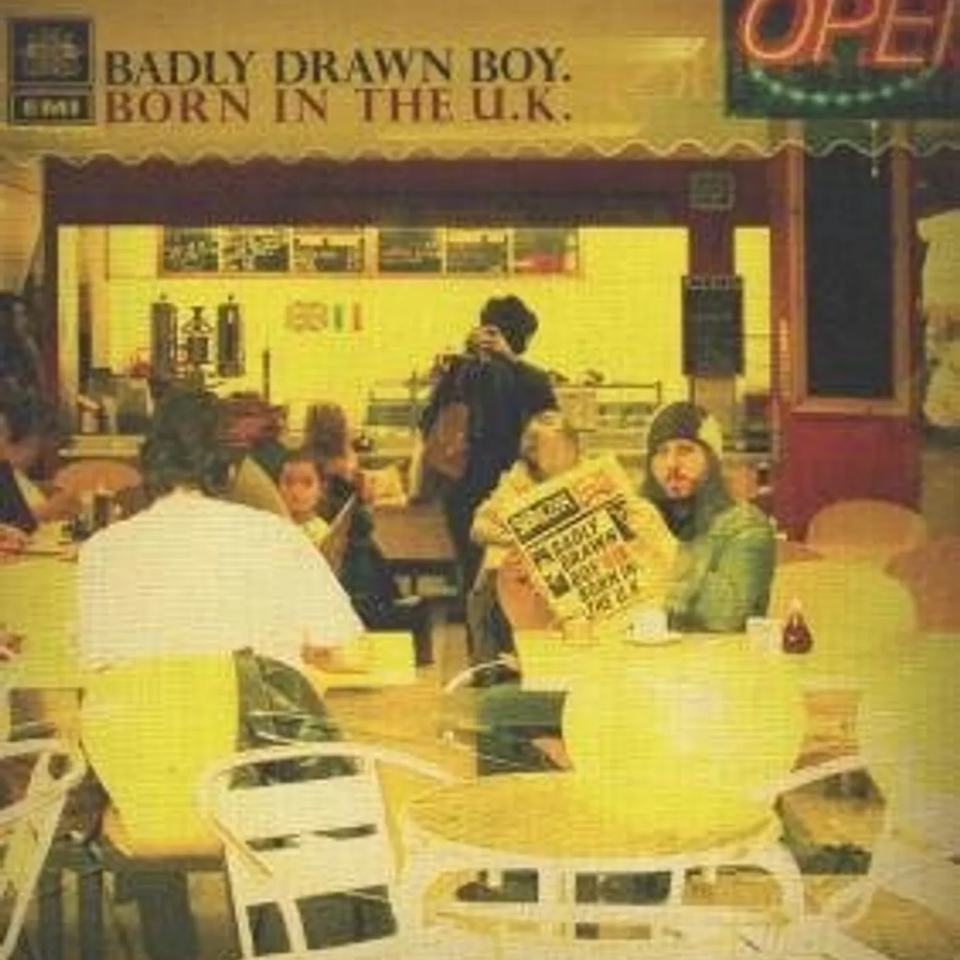 Badly Drawn Boy BORN IN THE UK Vinyl Record - Sweden Release