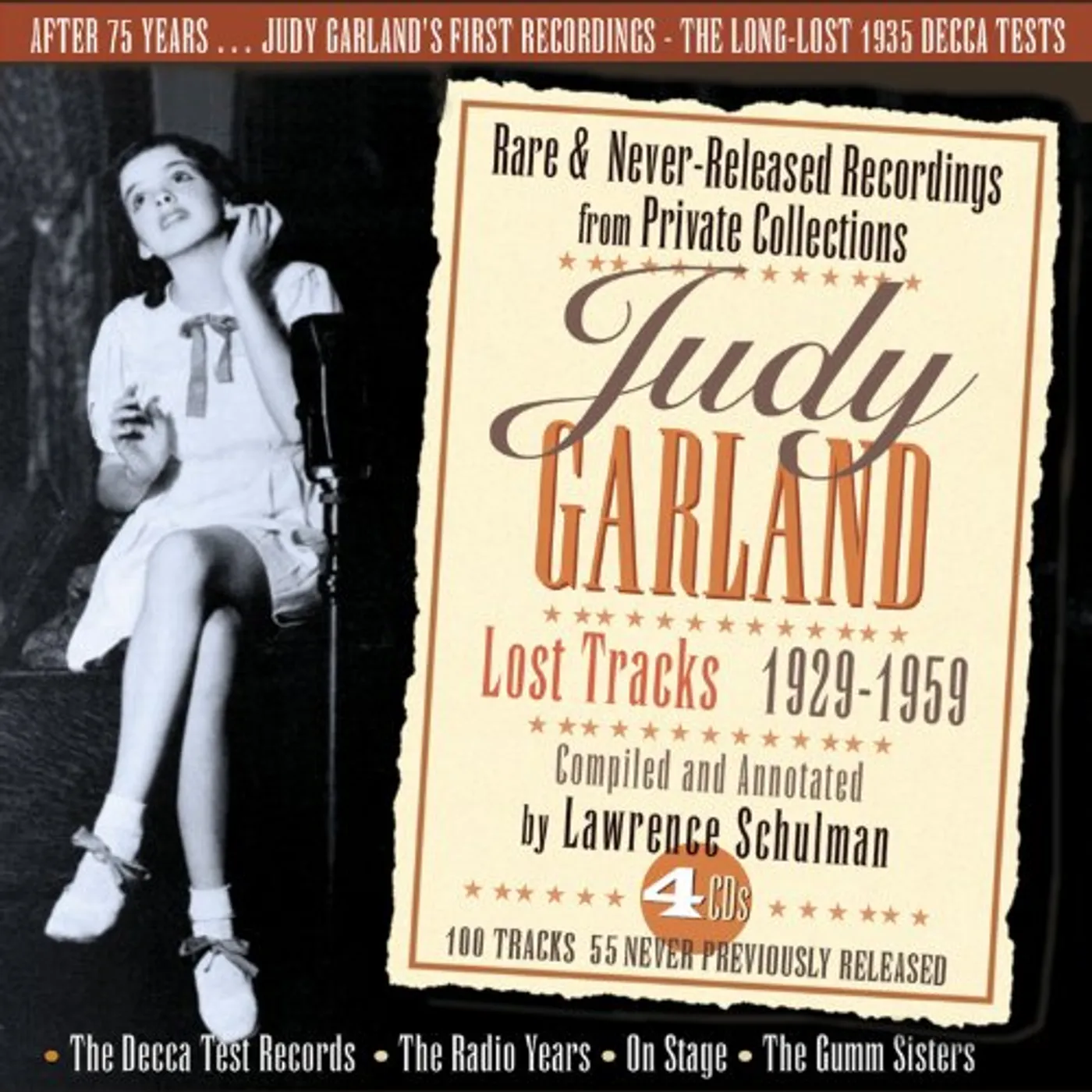 Judy Garland LOST TRACKS 1929-1959 CD
