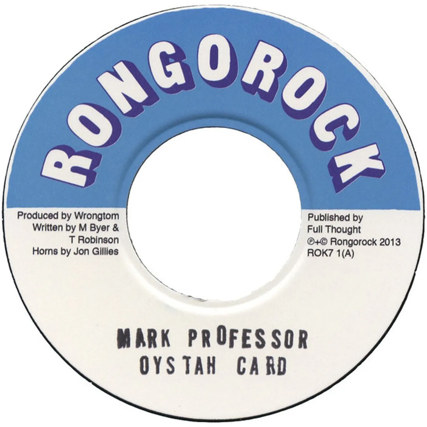 Mark Professor OYSTAH CARD Vinyl Record