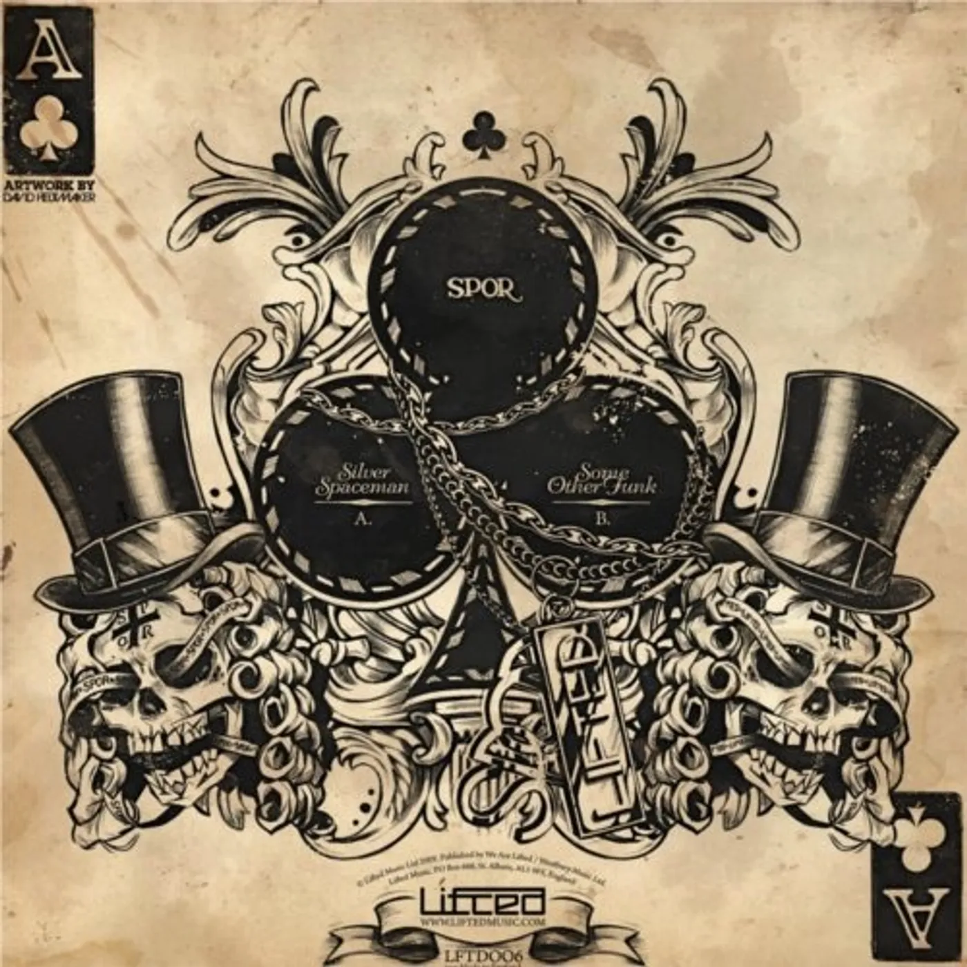 Spor SILVER SPACEMAN/SOME OTHER FUNK Vinyl Record - UK Release