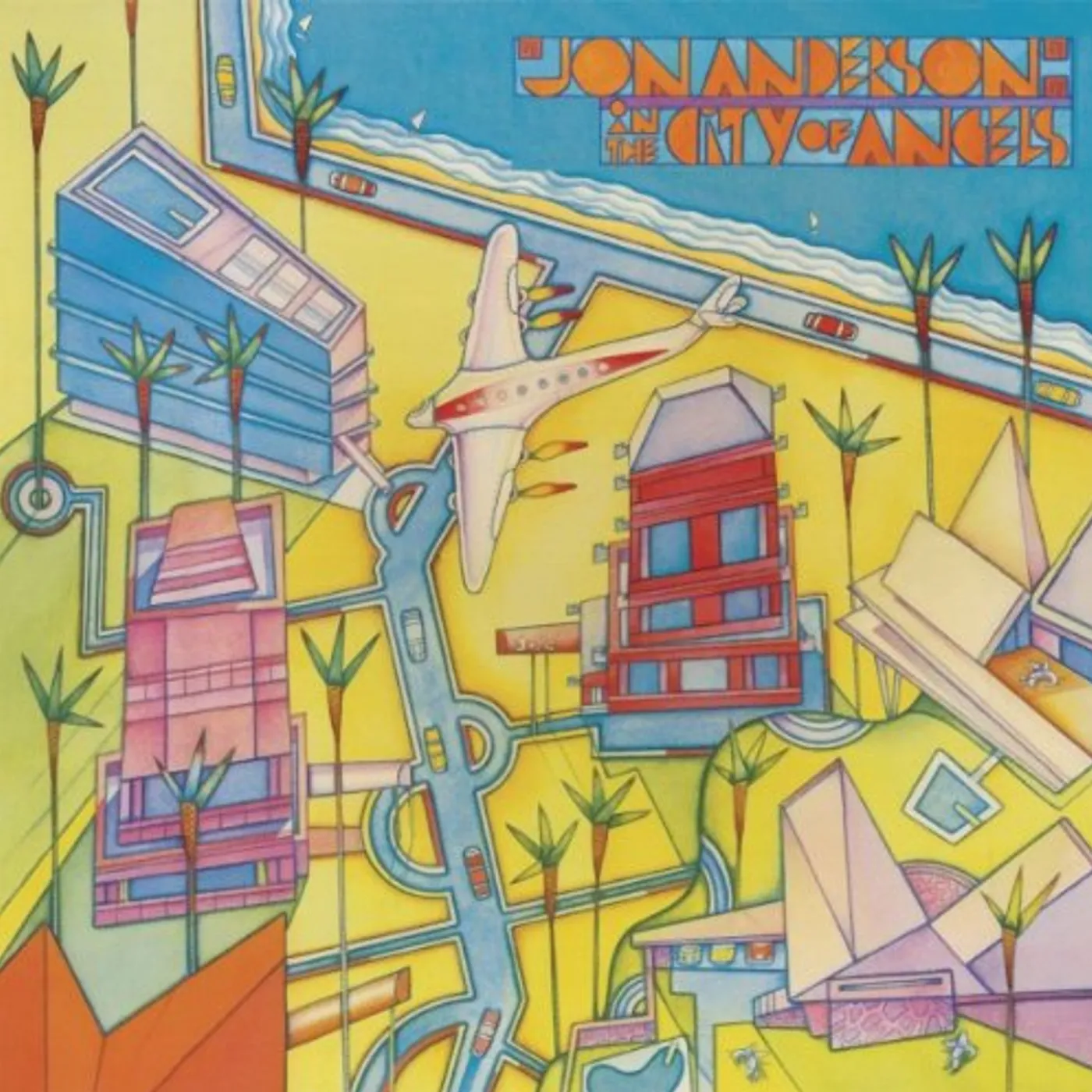 Jon Anderson IN THE CITY OF ANGELS Vinyl Record - UK Release