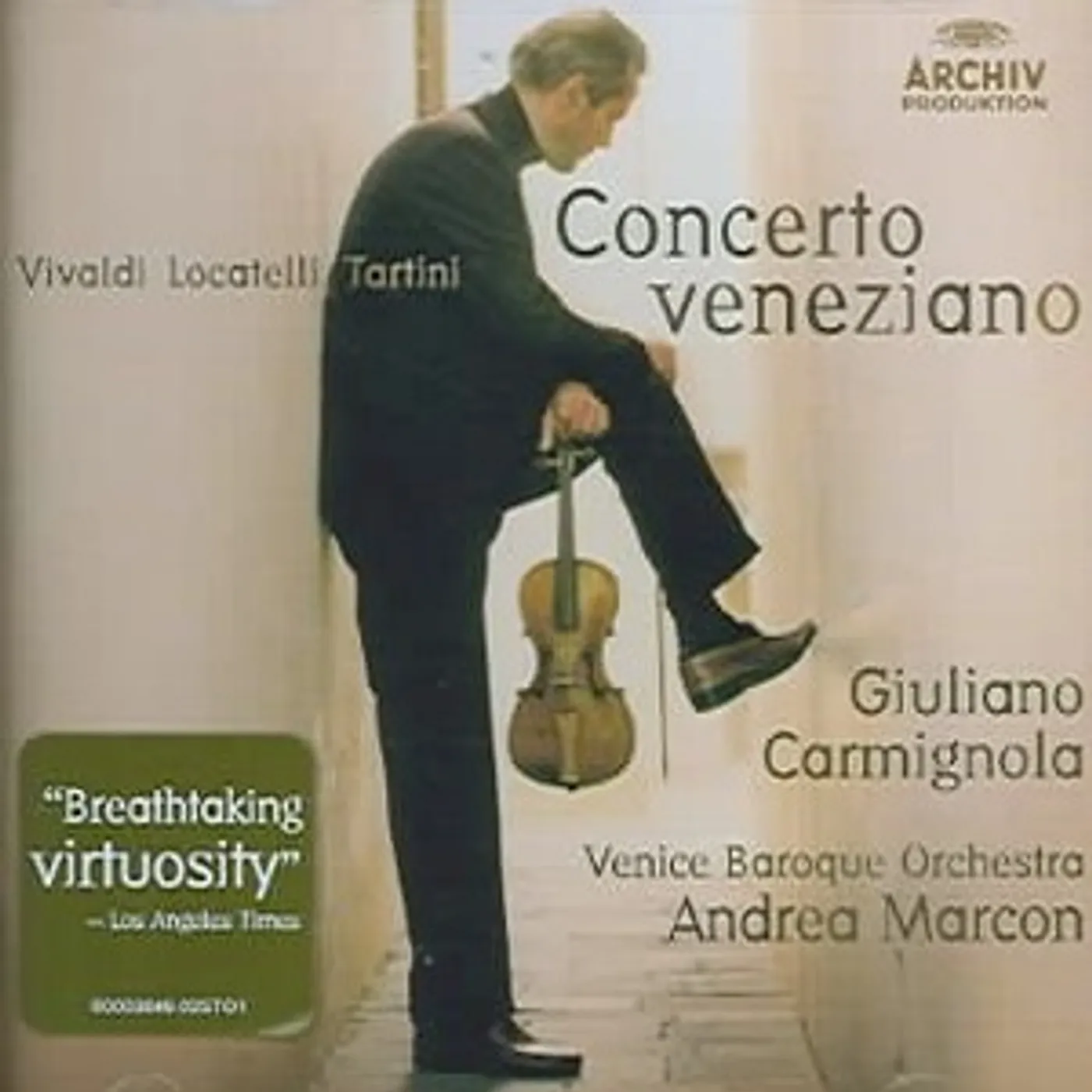 Giuliano Carmignola CONCERTO VENEZIANO Blu-ray Audio