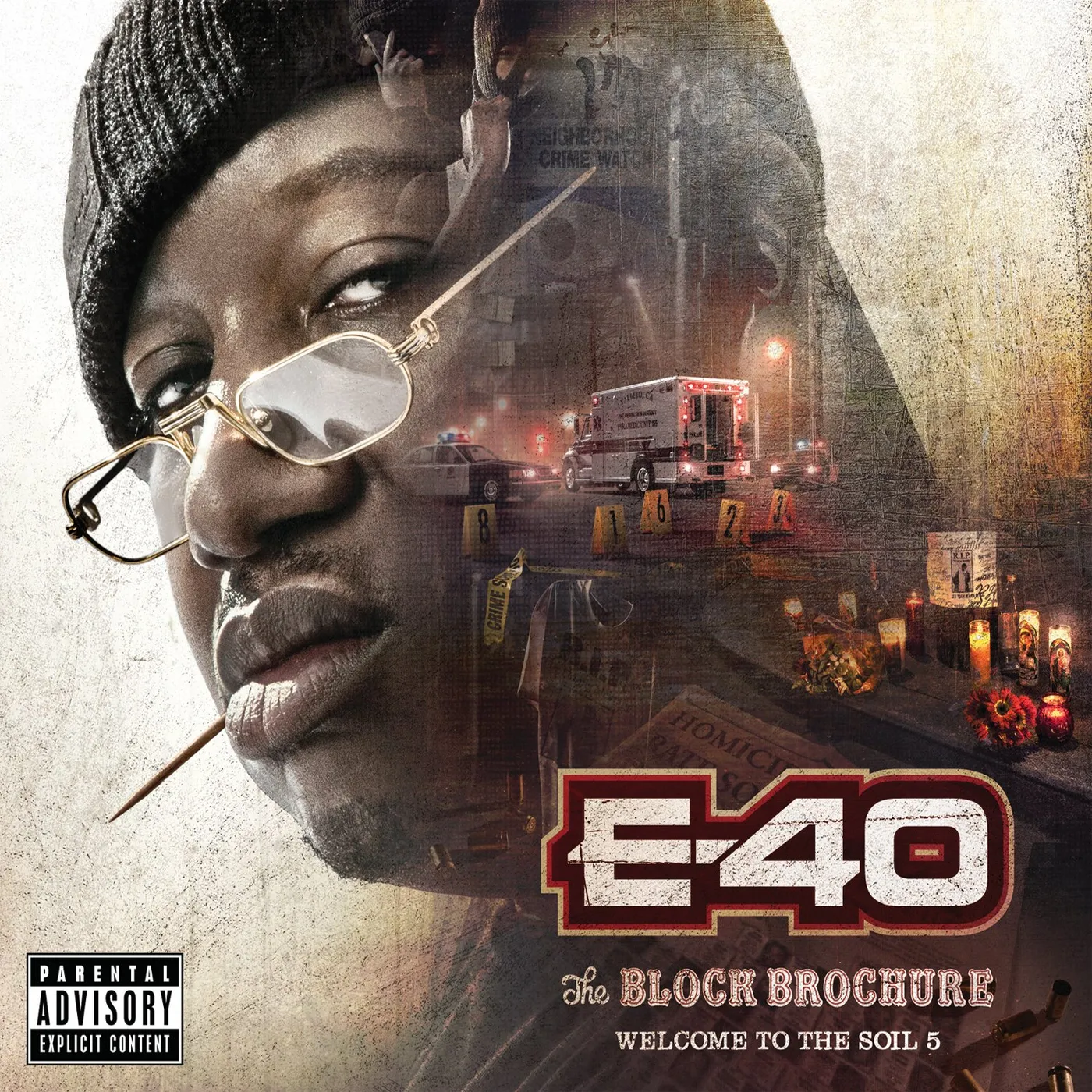 E-40 BLOCK BROCHURE: WELCOME TO THE SOIL 5 CD