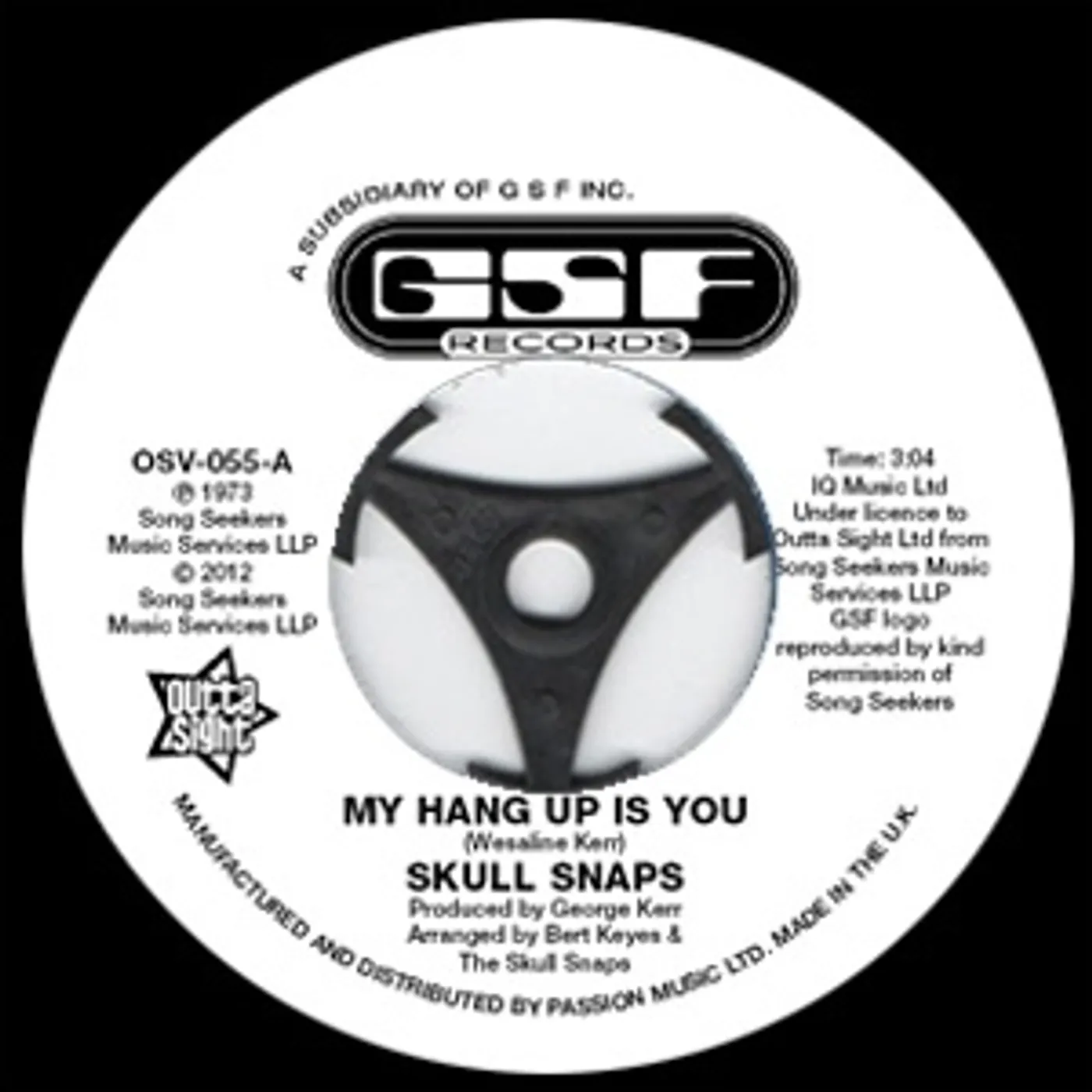 Skull Snaps MY HANG UP IS YOU/I'M YOUR PIMP Vinyl Record