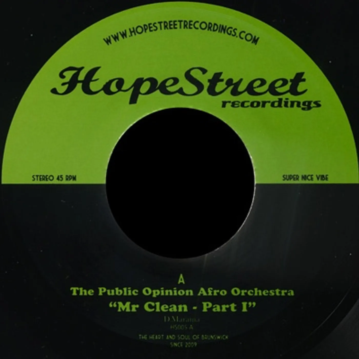 The Public Opinion Afro Orchestra MR CLEAN PART 1 & 2 Vinyl Record - UK Release