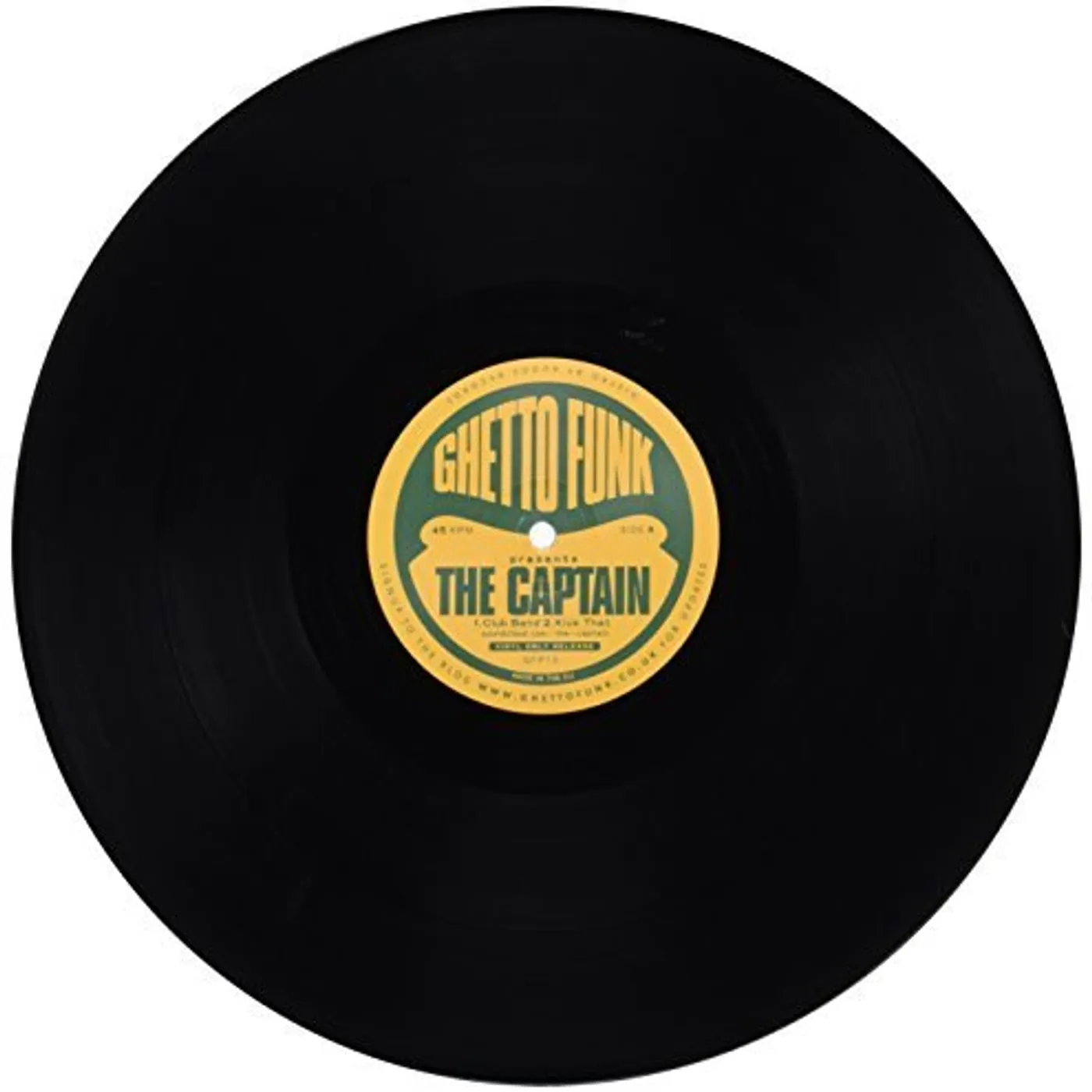Captain GHETTO FUNK PRESENTS Vinyl Record - UK Release