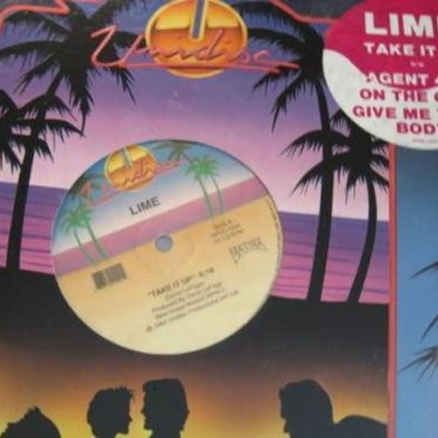 Lime TAKE IT UP/ON THE GRID Vinyl Record - Canada Release