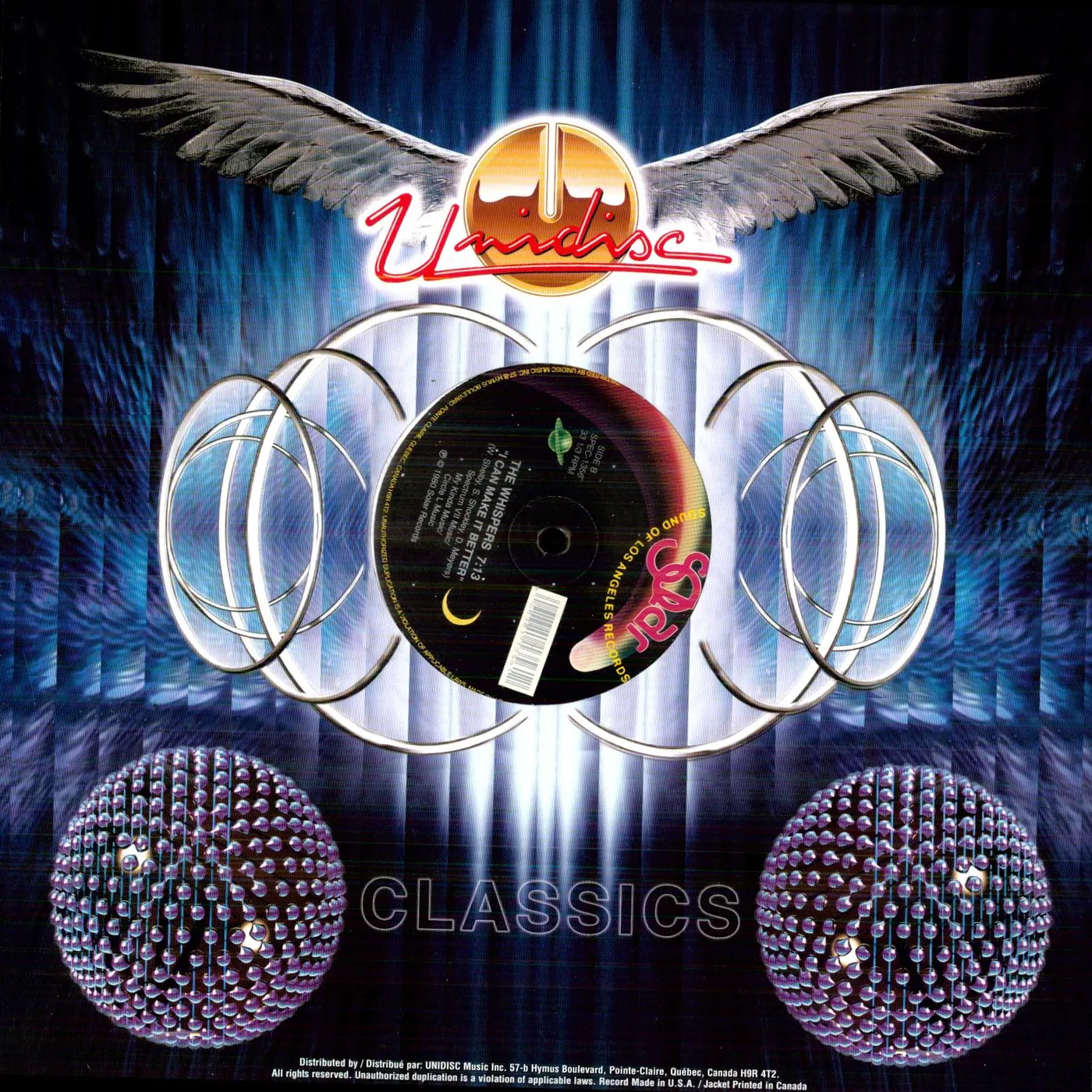 Whispers AND THE BEAT GOES ON/I CAN MAKE IT BETTER Vinyl Record