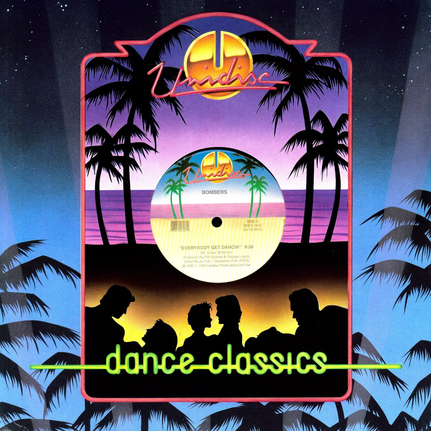 Bombers EVERYBODY GET DANCIN/EVERYBODY GET DANCIN Vinyl Record