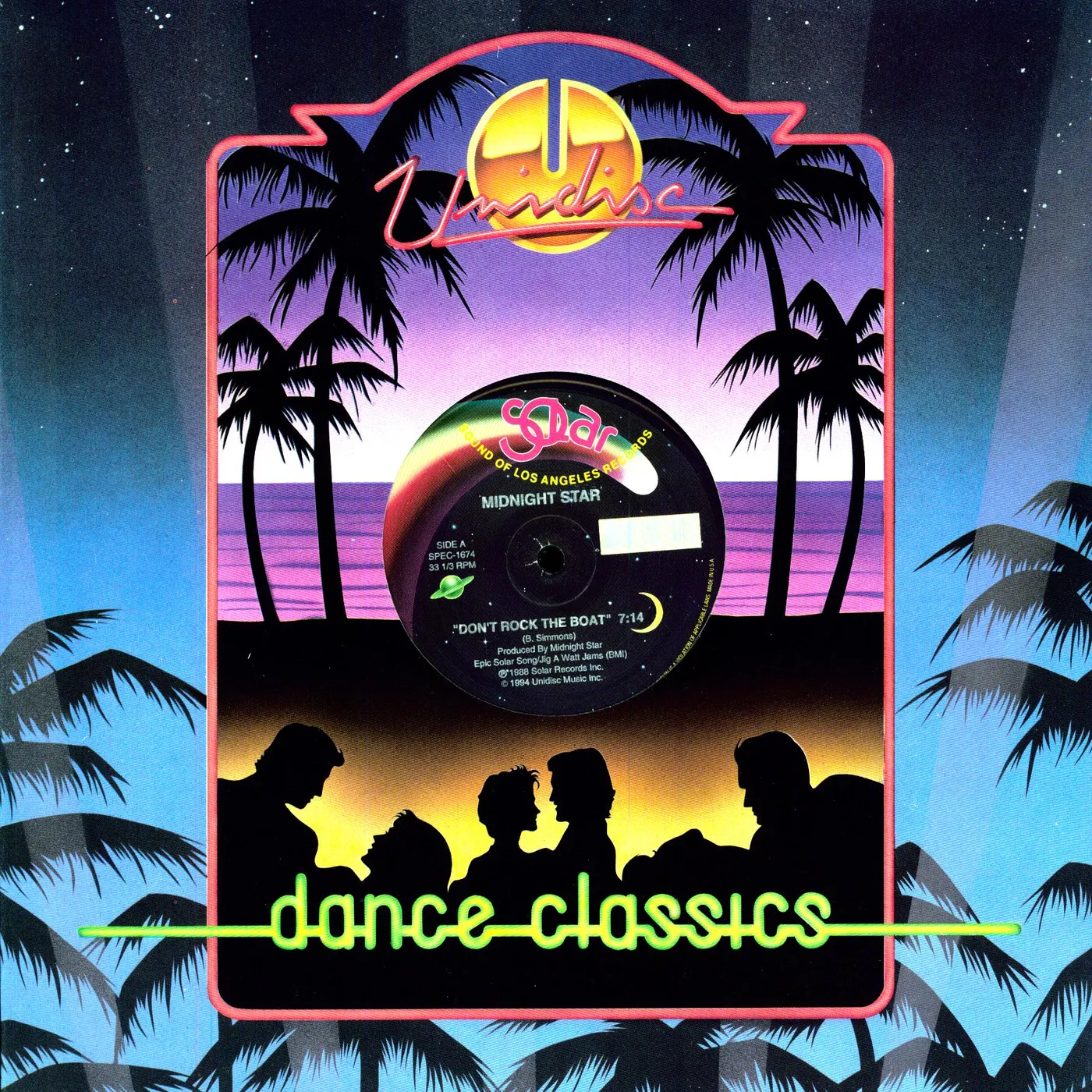 Midnight Star DONT ROCK THE BOAT/SNAKE IN THE GRASS Vinyl Record - Canada Release