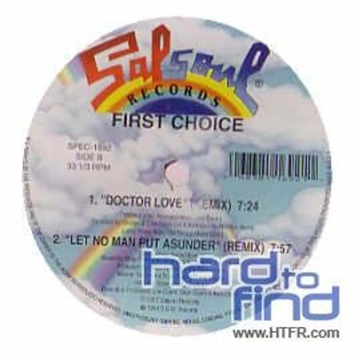 First Choice DOCTOR LOVE/LET NO MAN PUT ASUNDER Vinyl Record