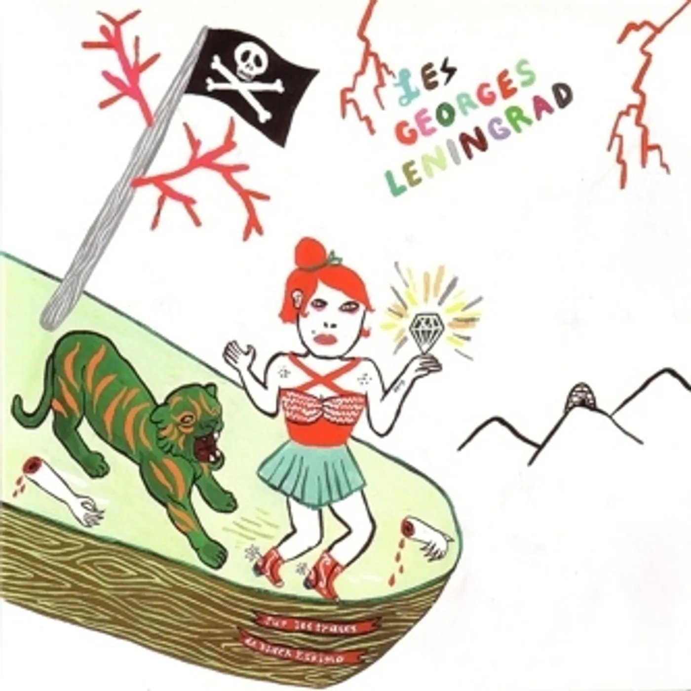 Les Georges Leningrad SUR LES TRACES DE BLACK ESKIMO Vinyl Record - UK Release