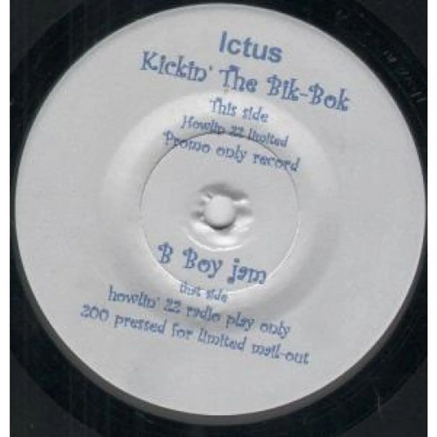 Ictus KICKIN THE BIK BOK Vinyl Record - UK Release