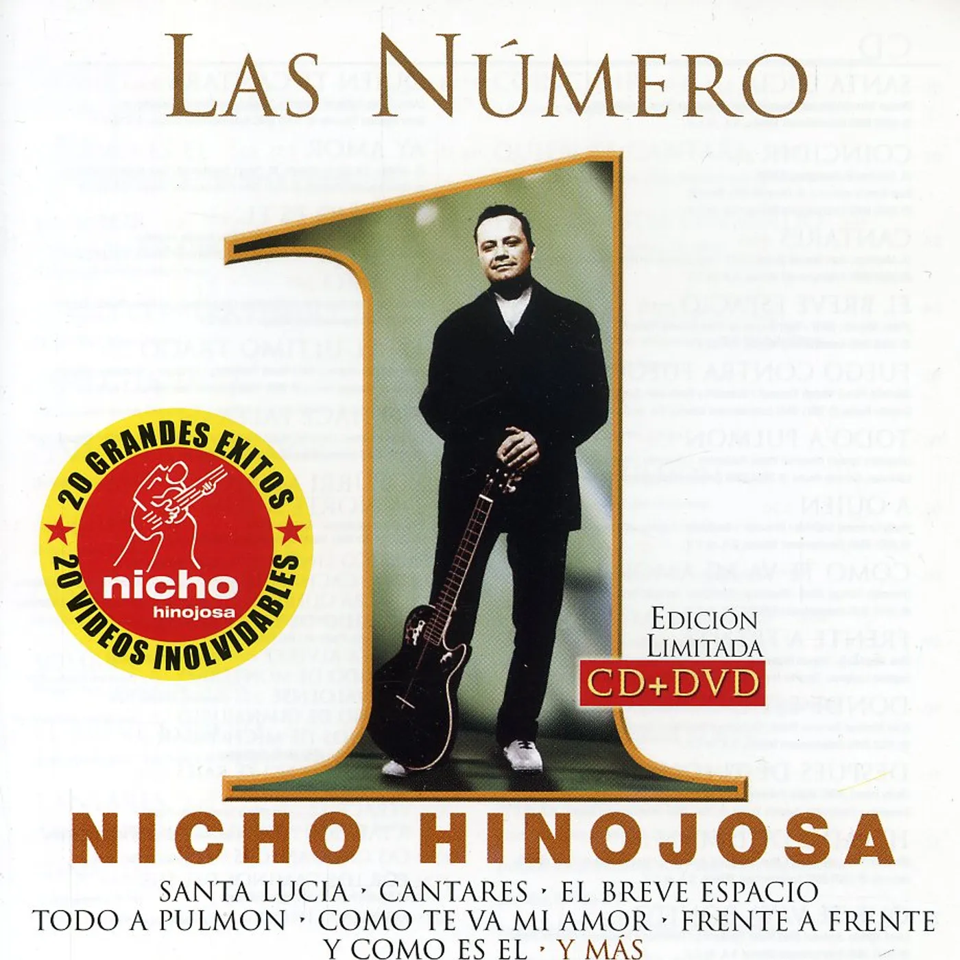 Nicho Hinojosa LAS NUMERO 1 CD
