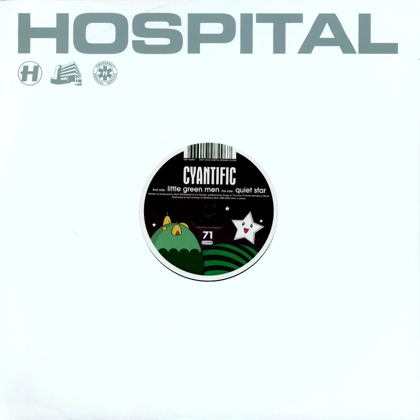 Cyantific LITTLE GREEN MEN Vinyl Record