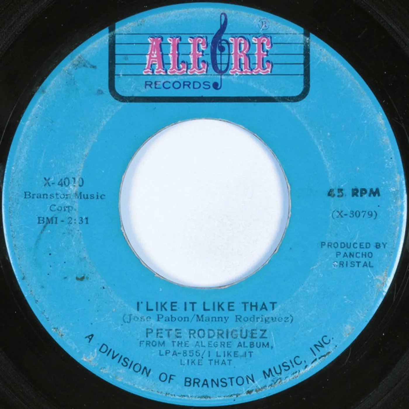 Pete Rodriguez I LIKE IT LIKE THAT Vinyl Record - UK Release