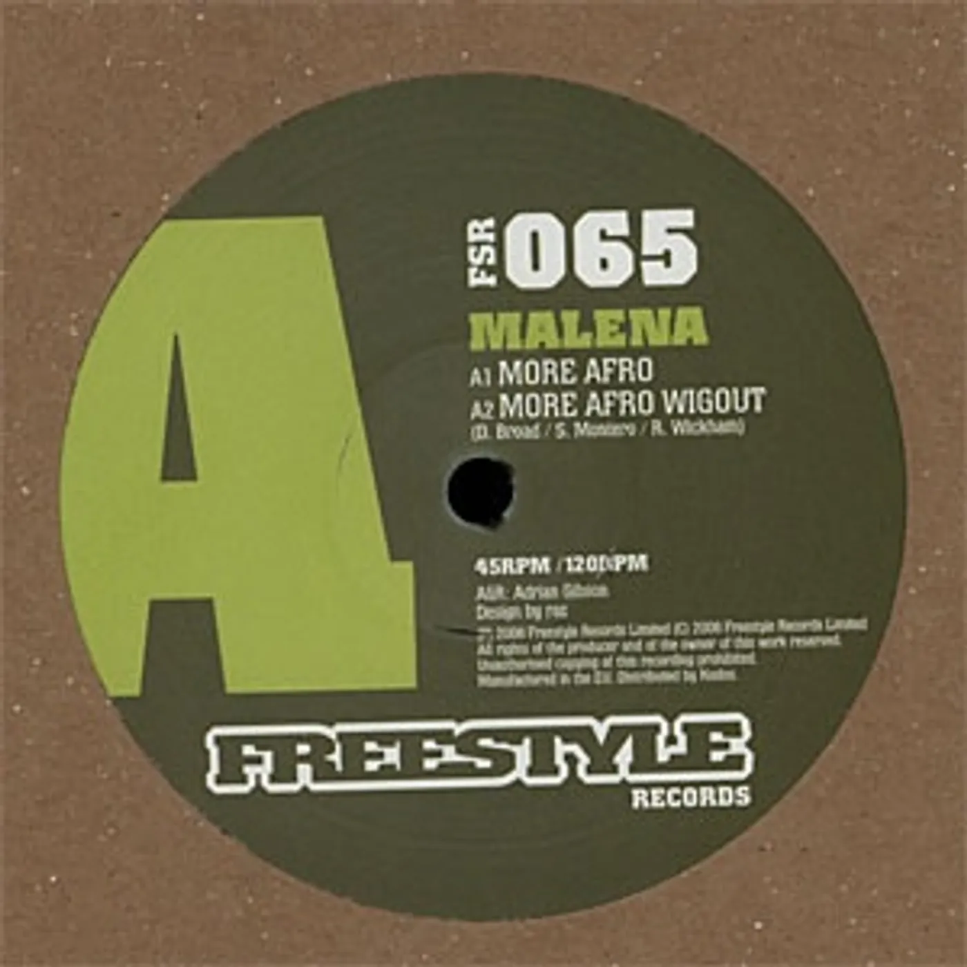 Malena MORE AFRO Vinyl Record - UK Release