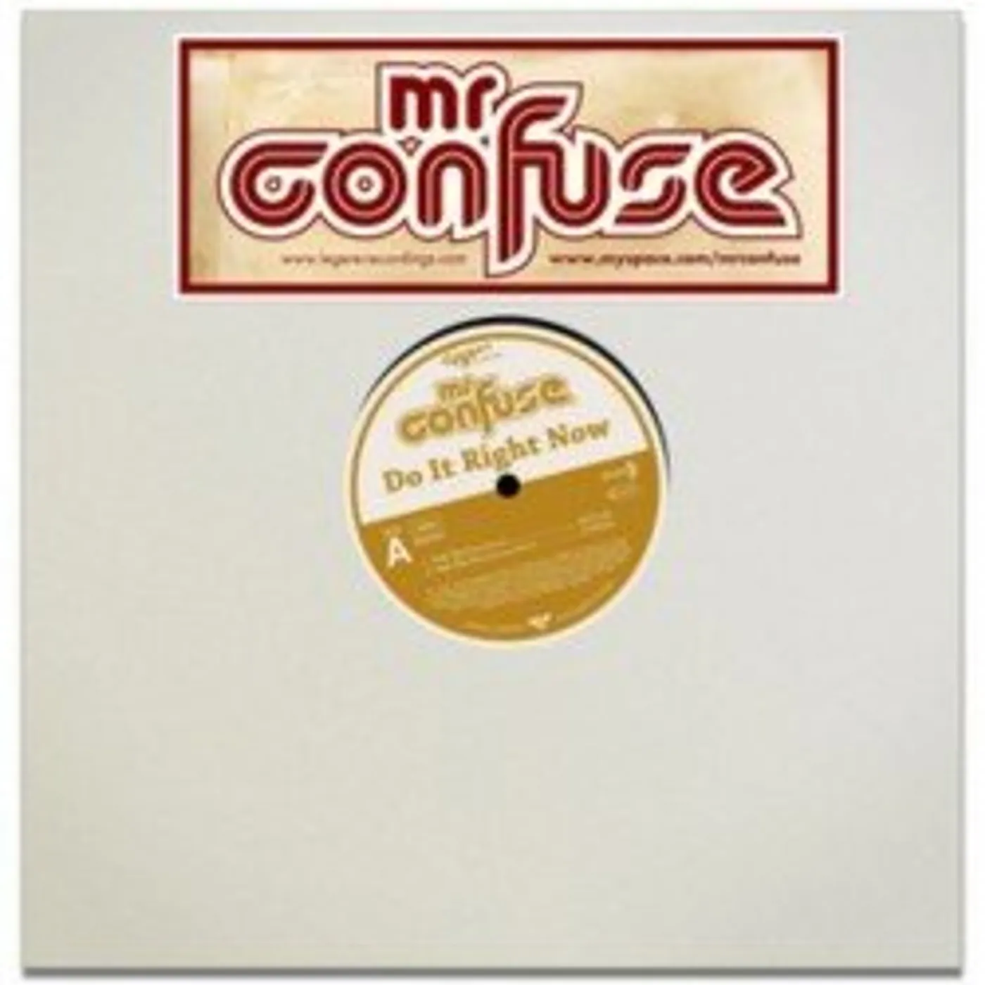 Mr. Confuse DO IT RIGHT Vinyl Record - UK Release