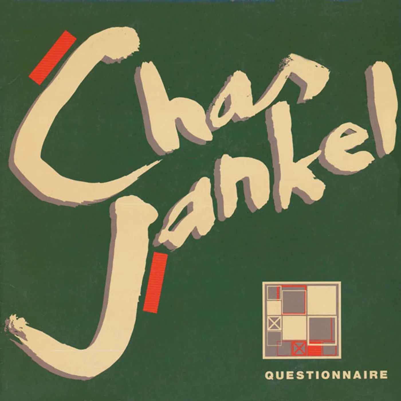 Chaz Jankel QUESTIONAIRE Vinyl Record - UK Release