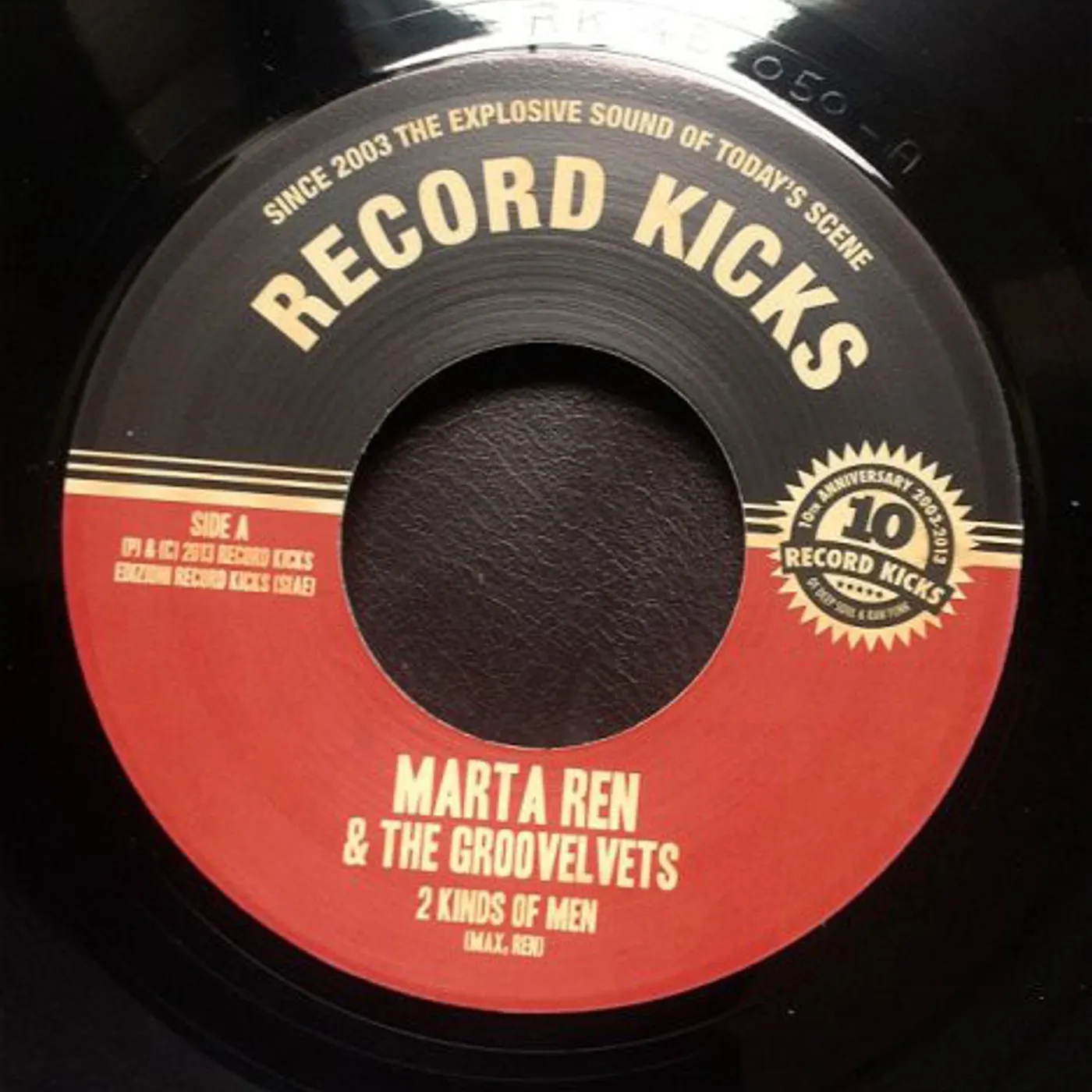 Marta Ren & The Groovelvets 2 KINDS OF MEN/SUMMER'S GONE (DIDN'T SWIM) Vinyl Record