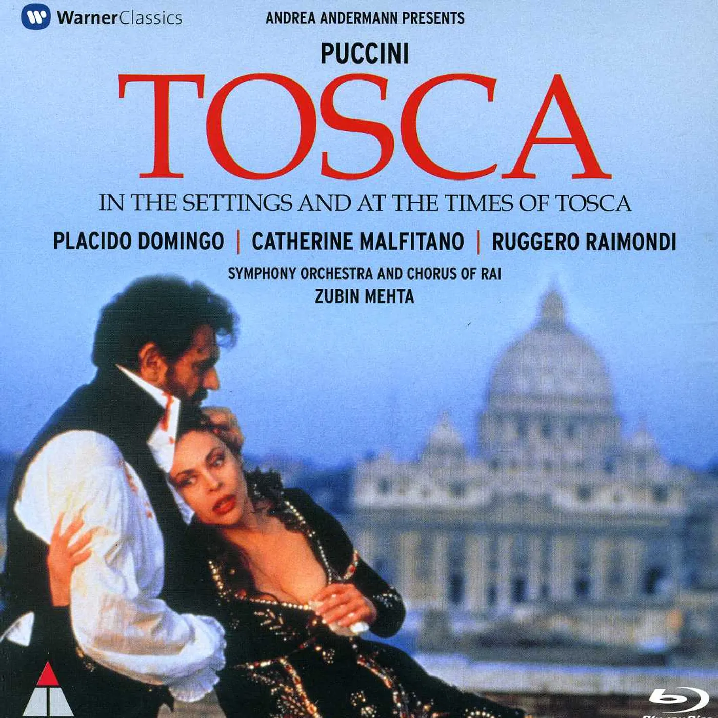 Plácido Domingo PUCCINI: TOSCA (IN THE SETTINGS & AT THE TIMES O Blu-ray