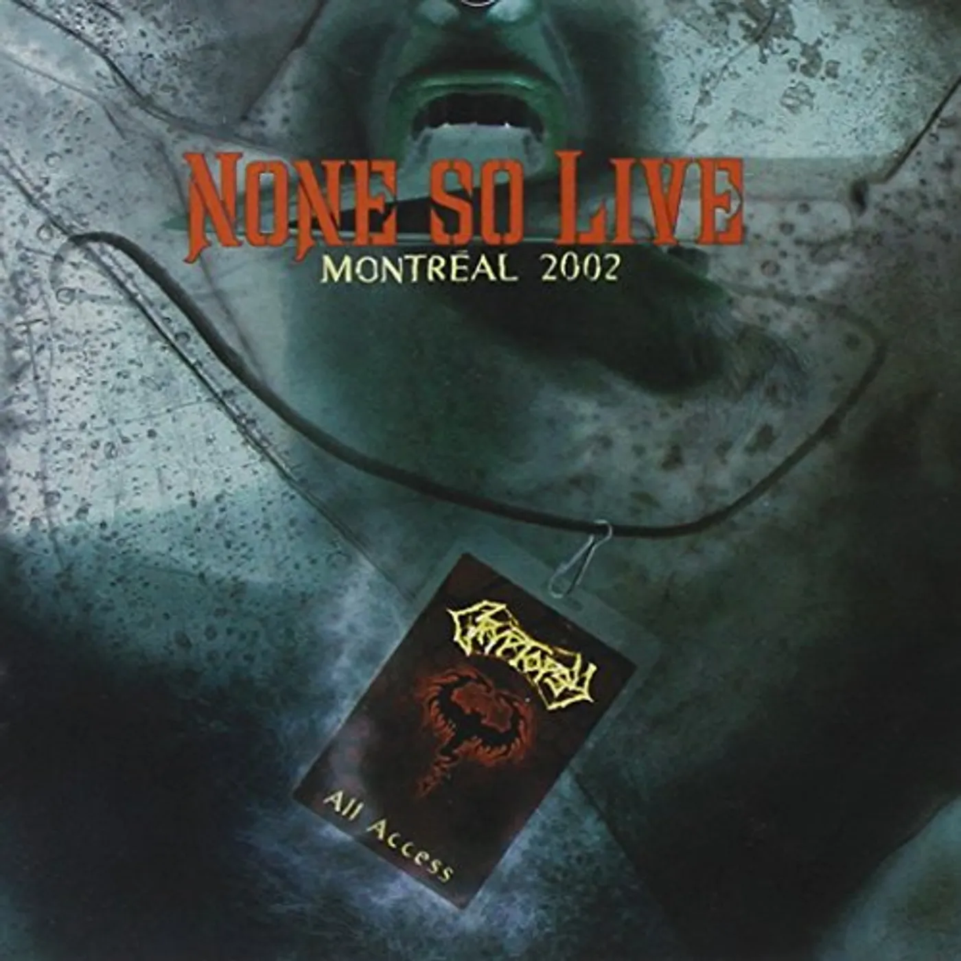 Cryptopsy NONE SO LIVE-MONTREAL 2002 CD