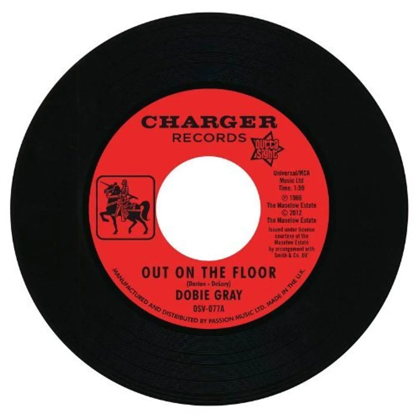 Dobie Gray OUT ON THE FLOOR/THE IN CROWD Vinyl Record