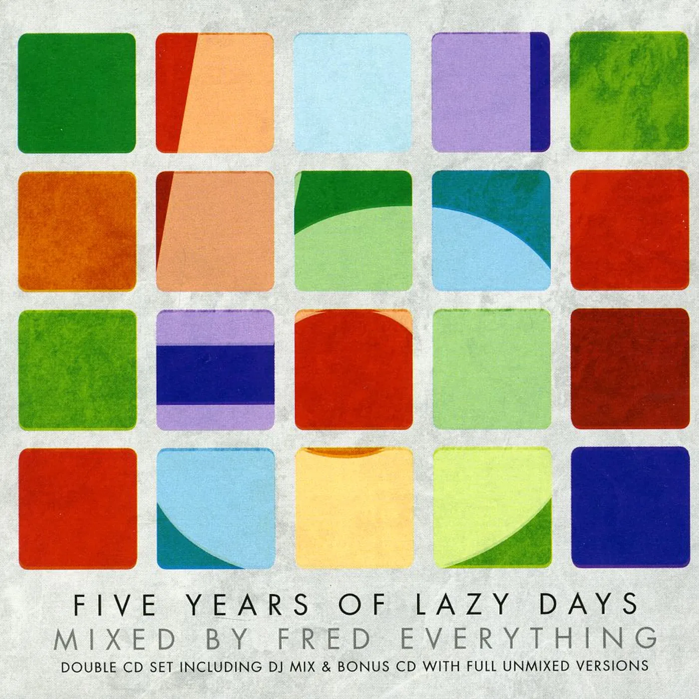 Fred Everything 5 YEARS OF LAZY DAYS CD