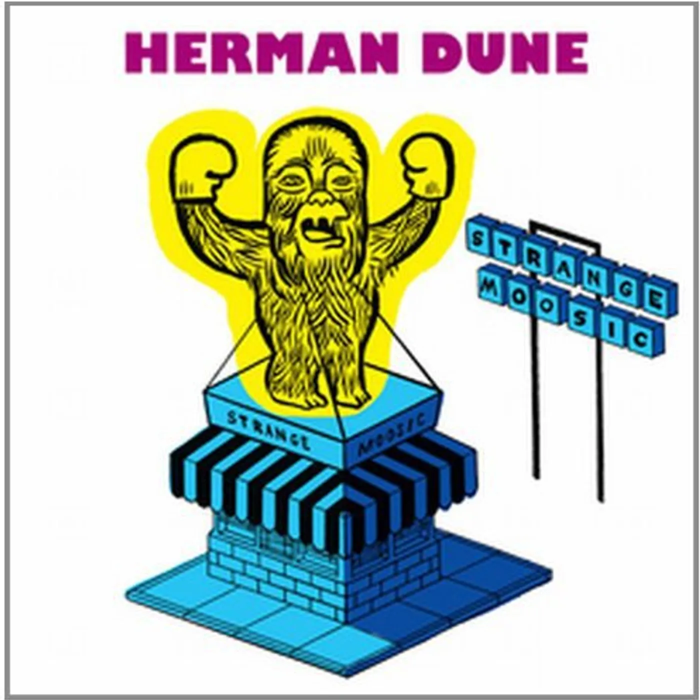 Herman Düne STRANGE MOOSIC Vinyl Record - UK Release