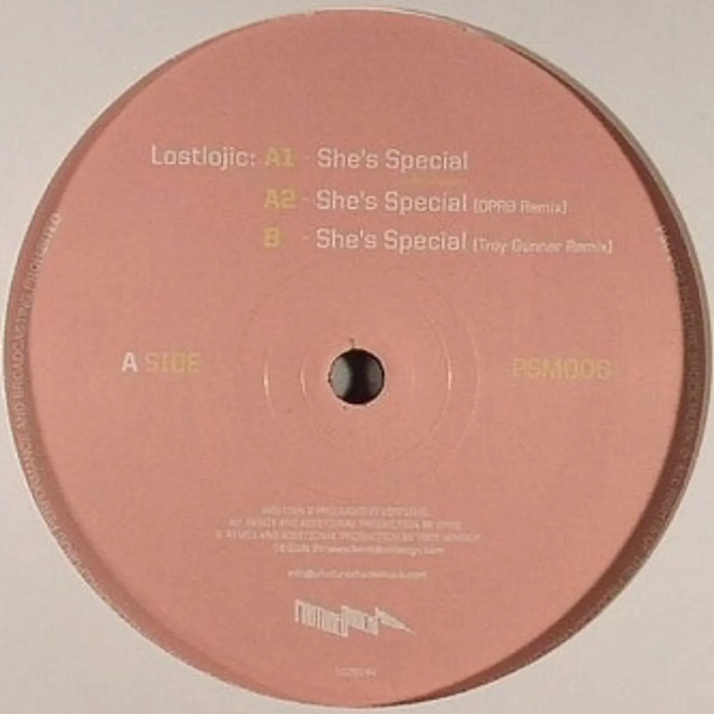 Lostlojic SHE'S SPECIAL Vinyl Record - UK Release