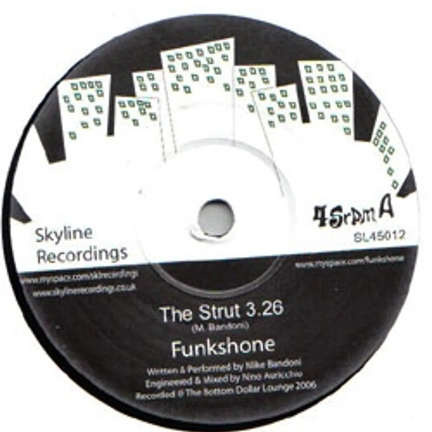 Funkshone STRUT Vinyl Record - UK Release