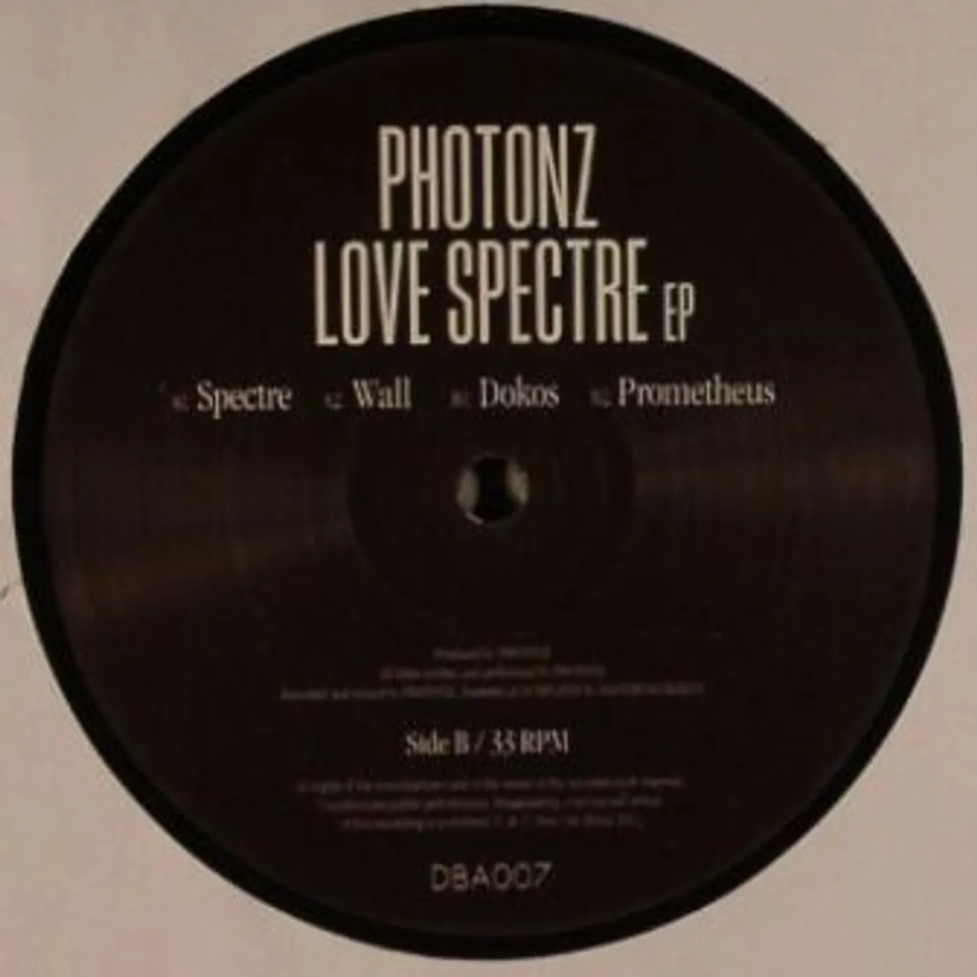 Photonz LOVE SPECTRE EP Vinyl Record - UK Release