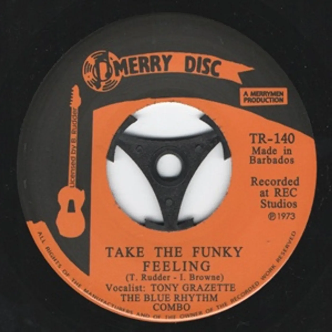 Blue Rhythm Combo TAKE THE FUNKY FEELING/BLACK WATER GOLD Vinyl Record - UK Release