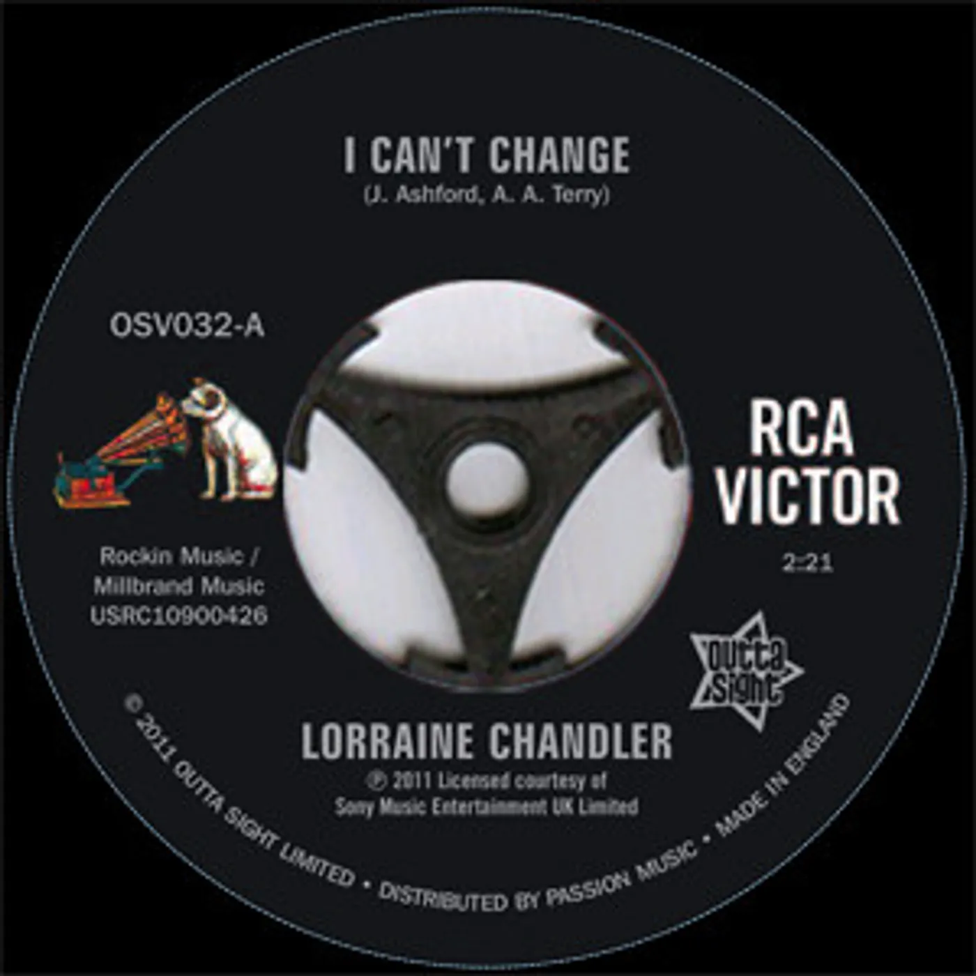 Lorraine Chandler I CAN'T CHANGE/YOU ONLY LIVE TWICE Vinyl Record