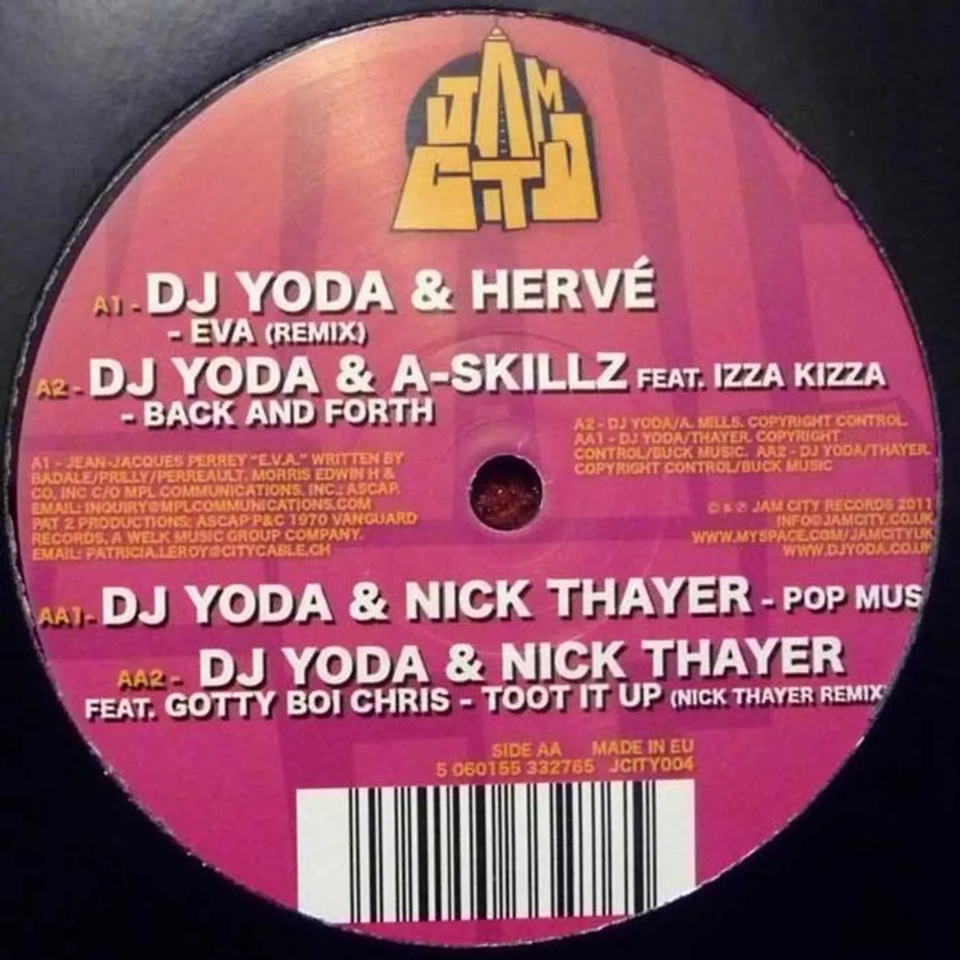 DJ YODA & FRIENDS EP Vinyl Record - UK Release
