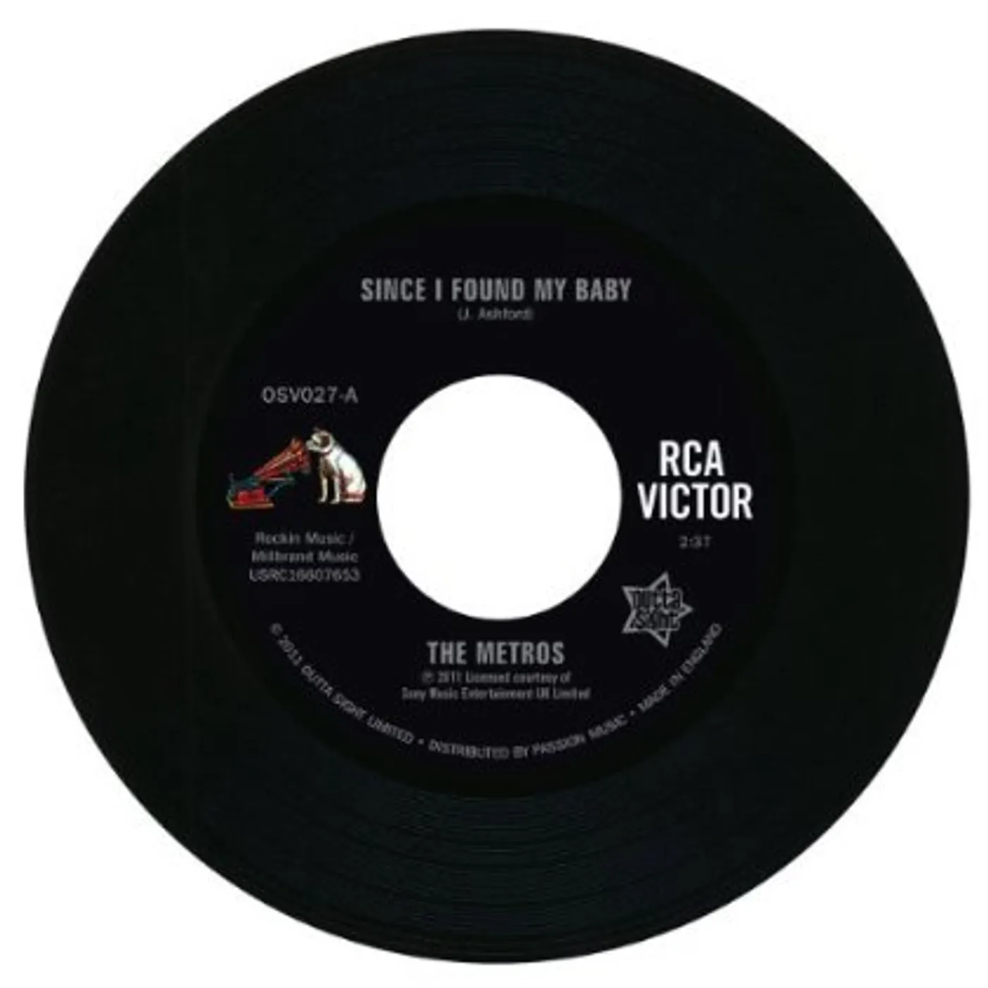 Metros SINCE I FOUND MY BABY/I'LL NEVER FORGET YOU Vinyl Record