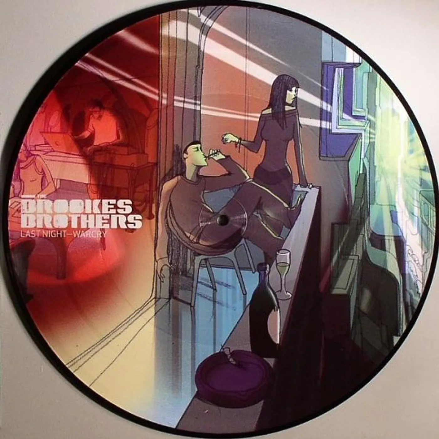 Brookes Brothers LAST NIGHT/WAR CRY Vinyl Record