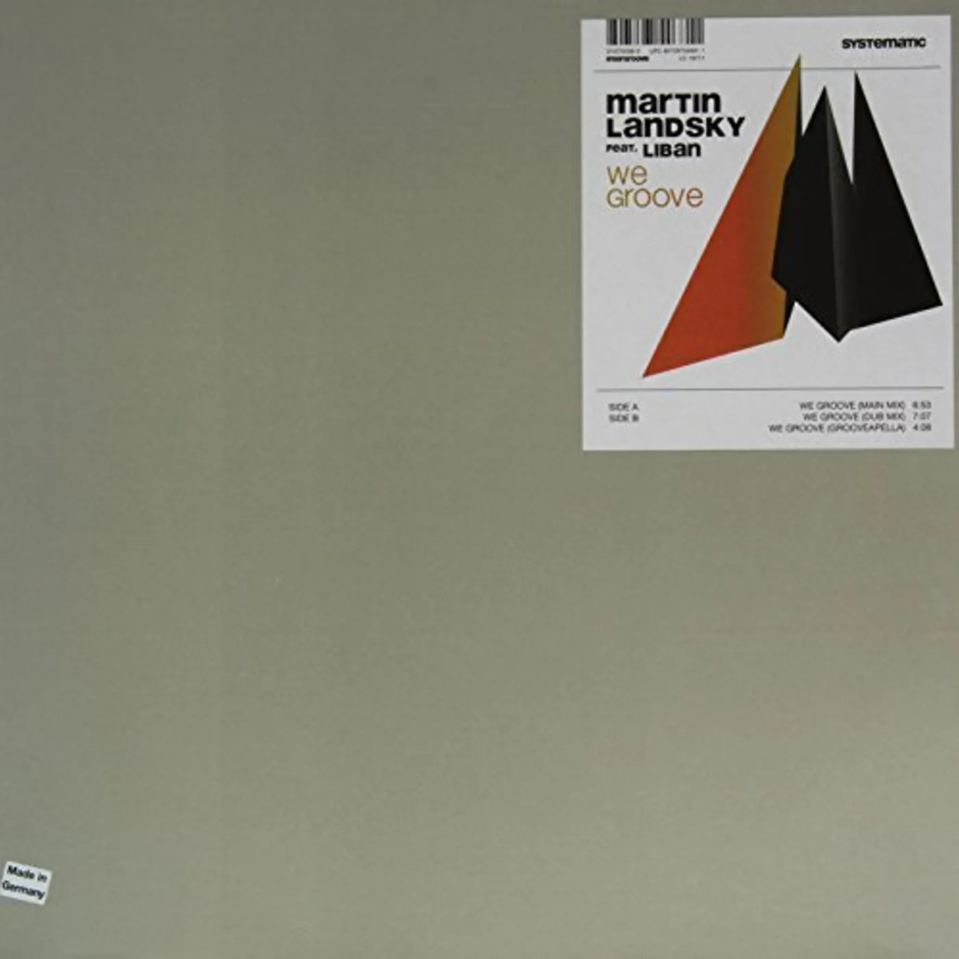 Martin Landsky We Groove Vinyl Record