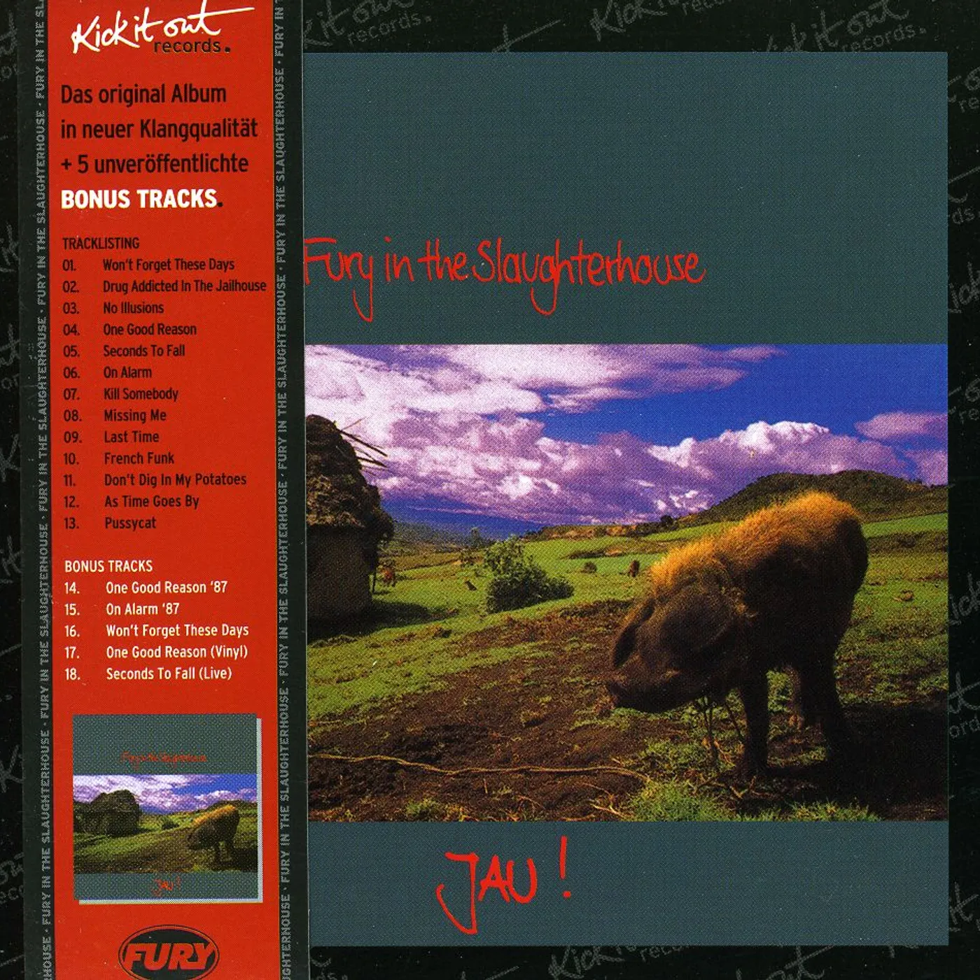 Fury In The Slaughterhouse JAU CD