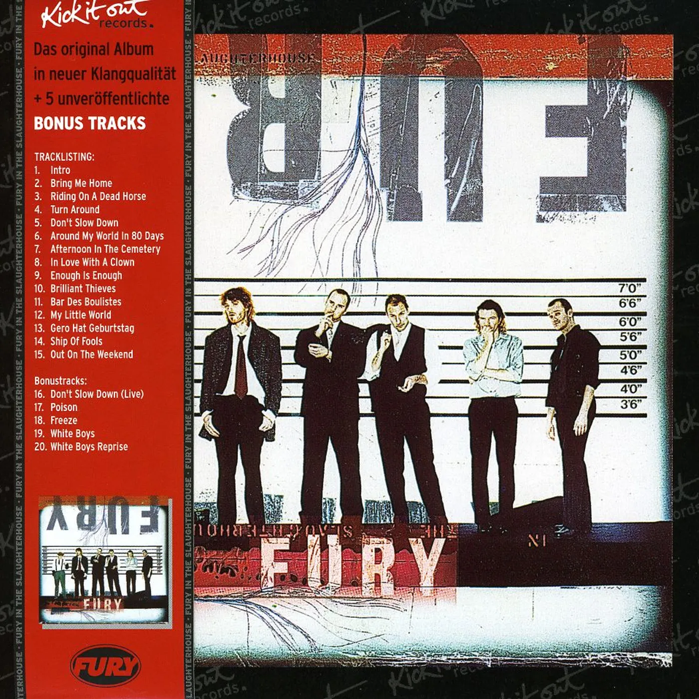 Fury In The Slaughterhouse BRILLIANT THIEVES CD