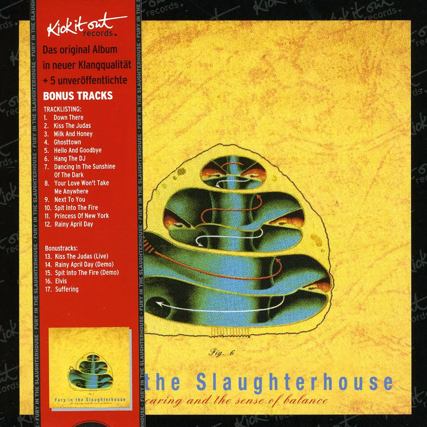 Fury In The Slaughterhouse HEARING & THE SENSE CD