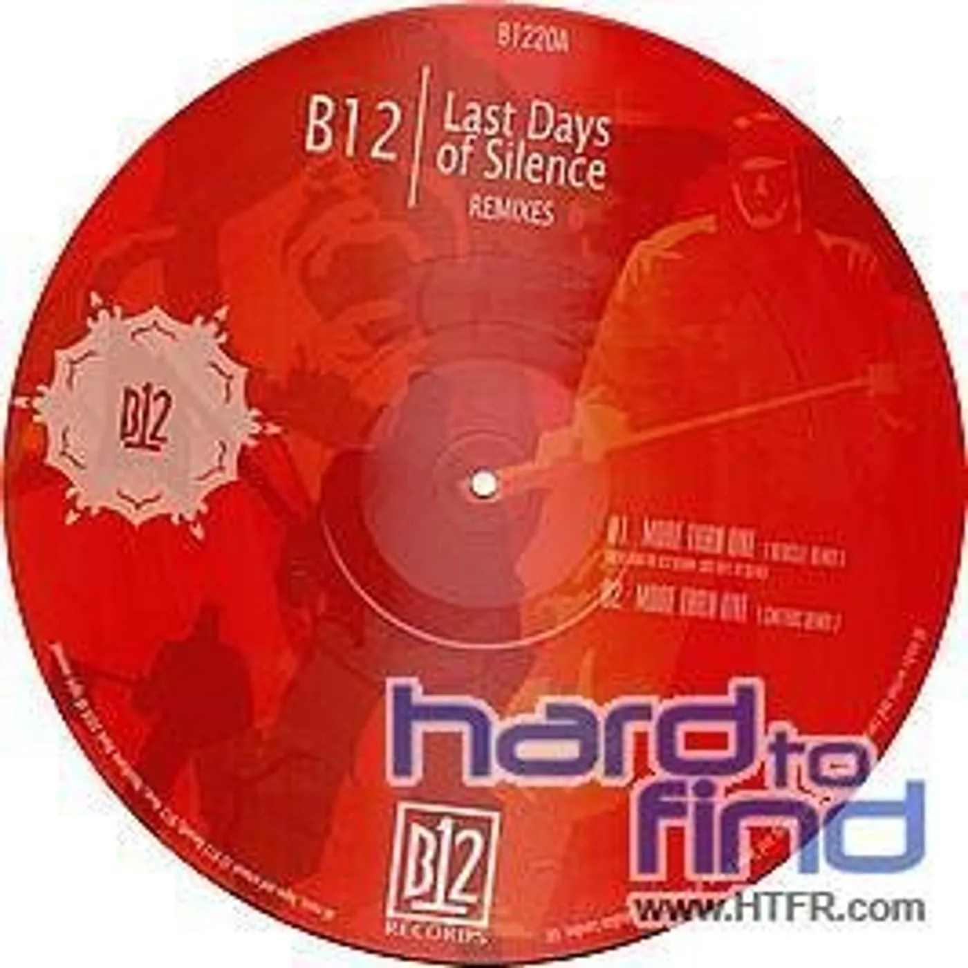 B12 LAST DAYS OF SILENCE REMIXES Vinyl Record - UK Release