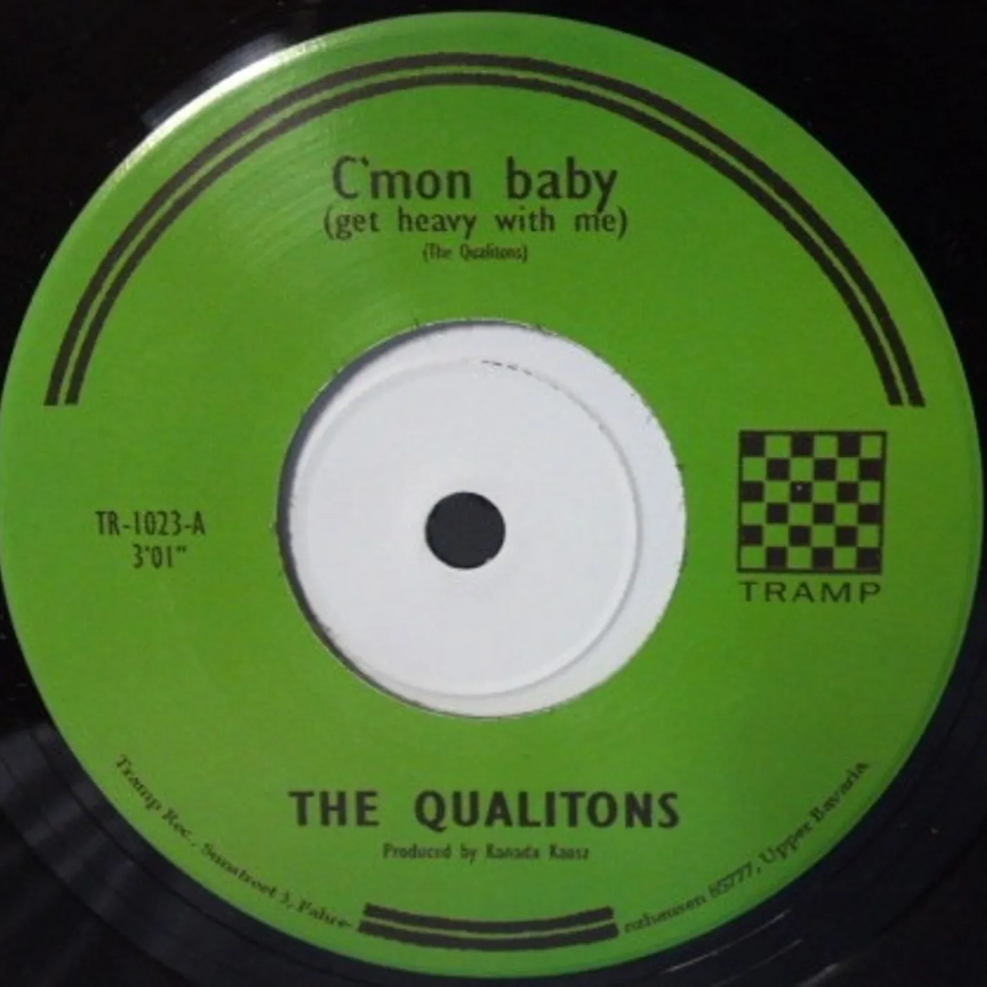 The Qualitons C'MON BABY/MARGIT Vinyl Record