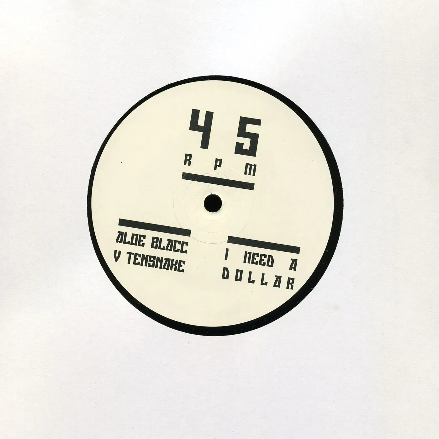 Aloe Blacc I NEED A DOLLAR-TENSNAKE REMIX Vinyl Record