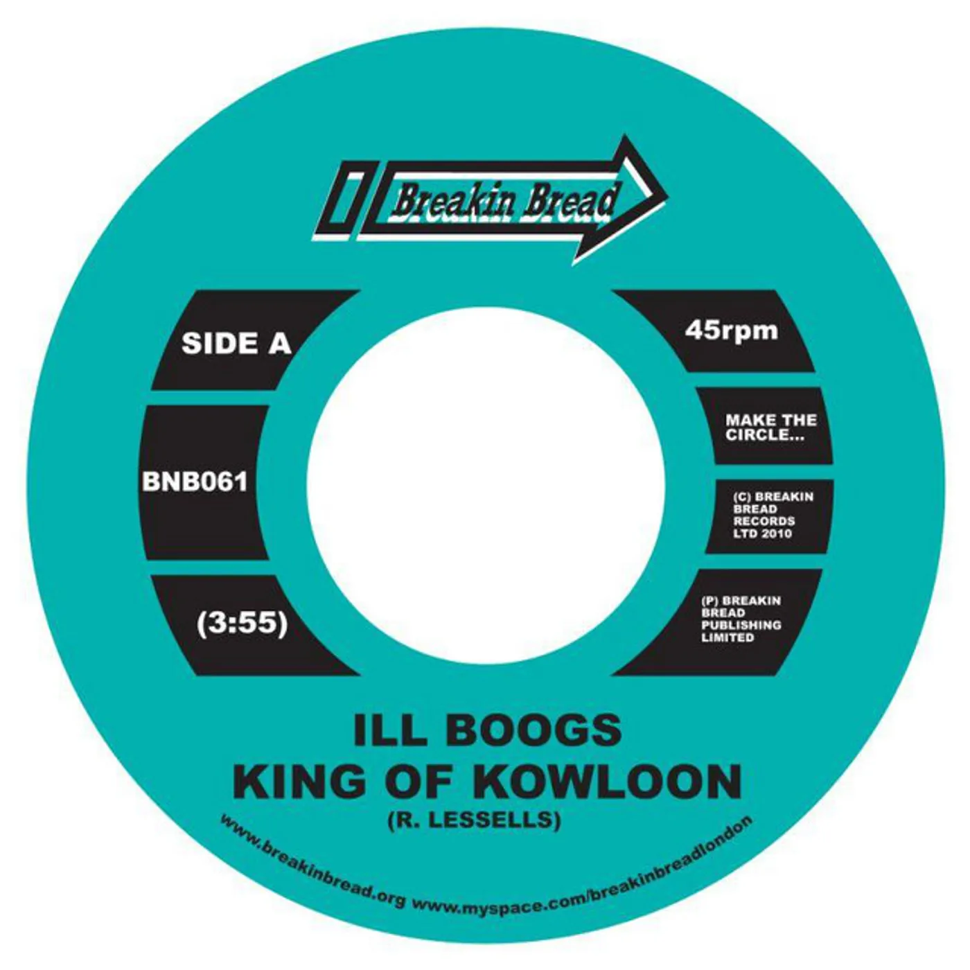 Ill Boogs KING OF KOWLOON/ON THE ROCKS Vinyl Record - UK Release