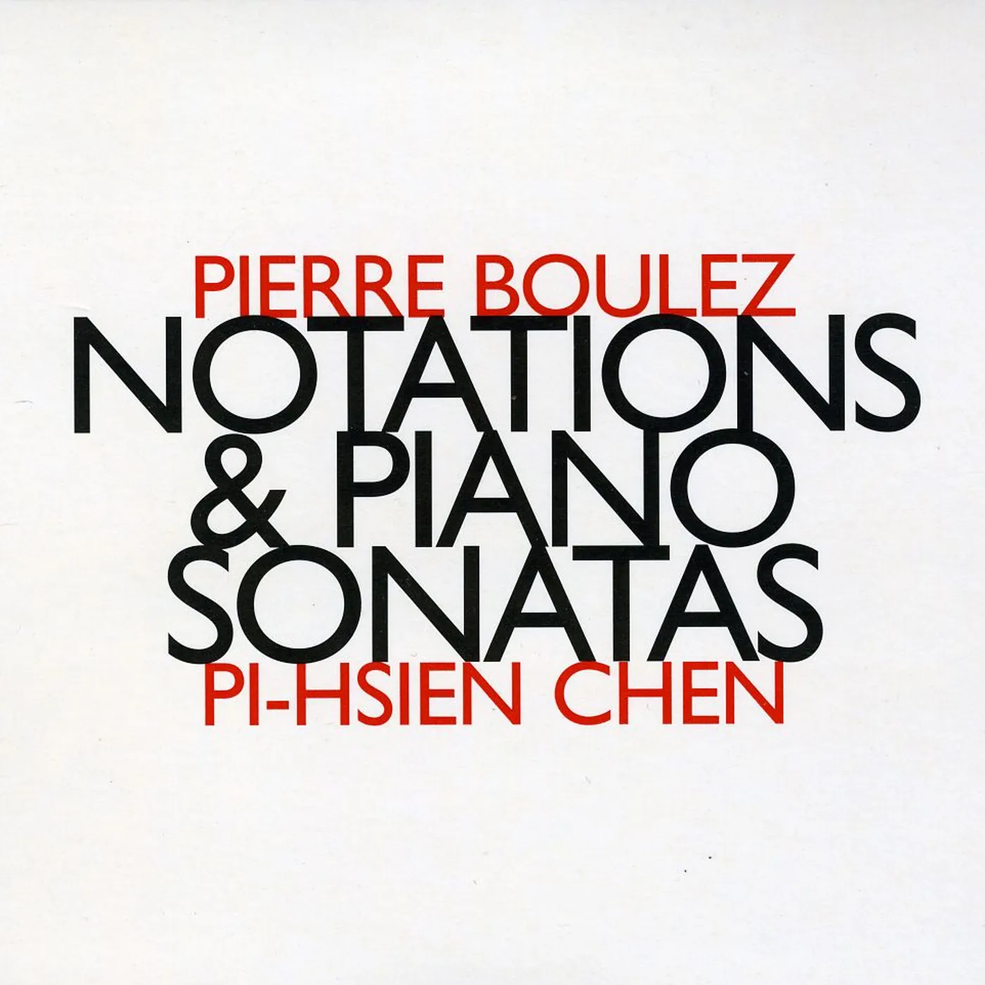 Pierre Boulez NOTATIONS & PIANO SONATAS CD