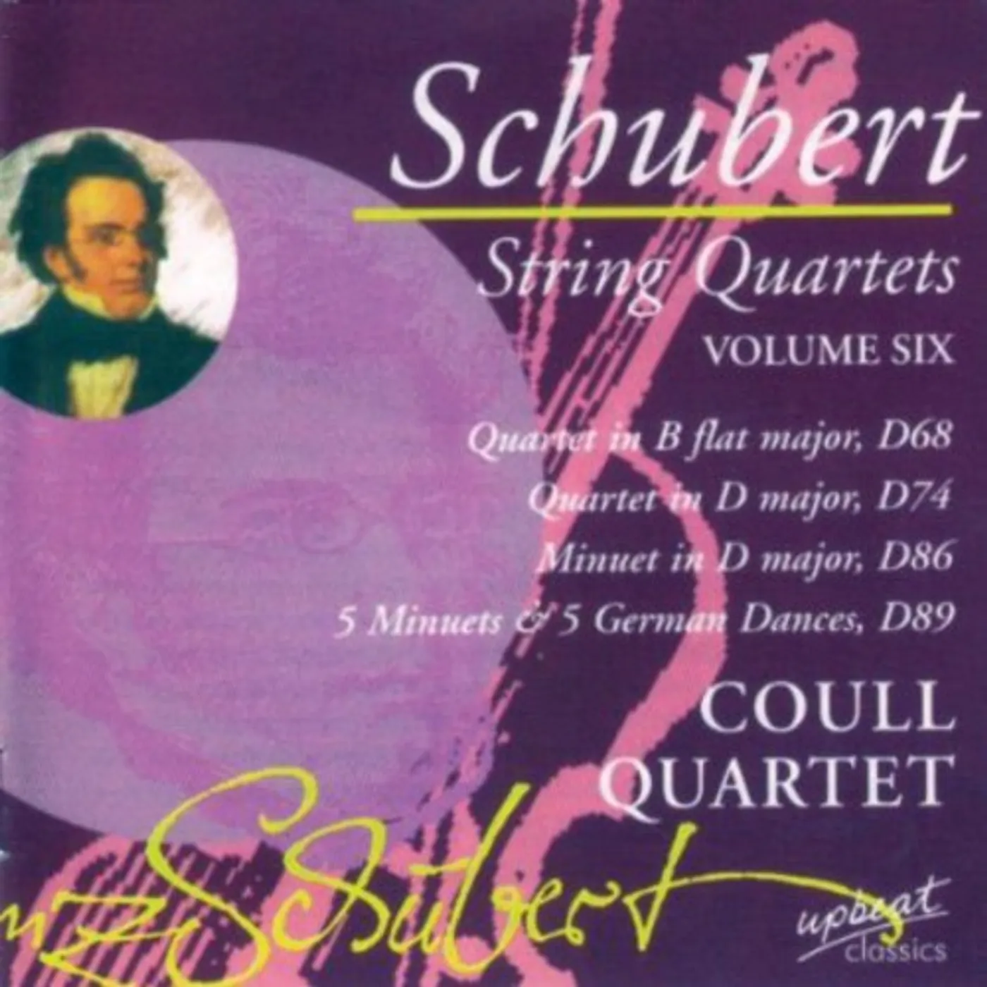Franz Schubert STRING QUARTETS COULL QUARTET 6 CD