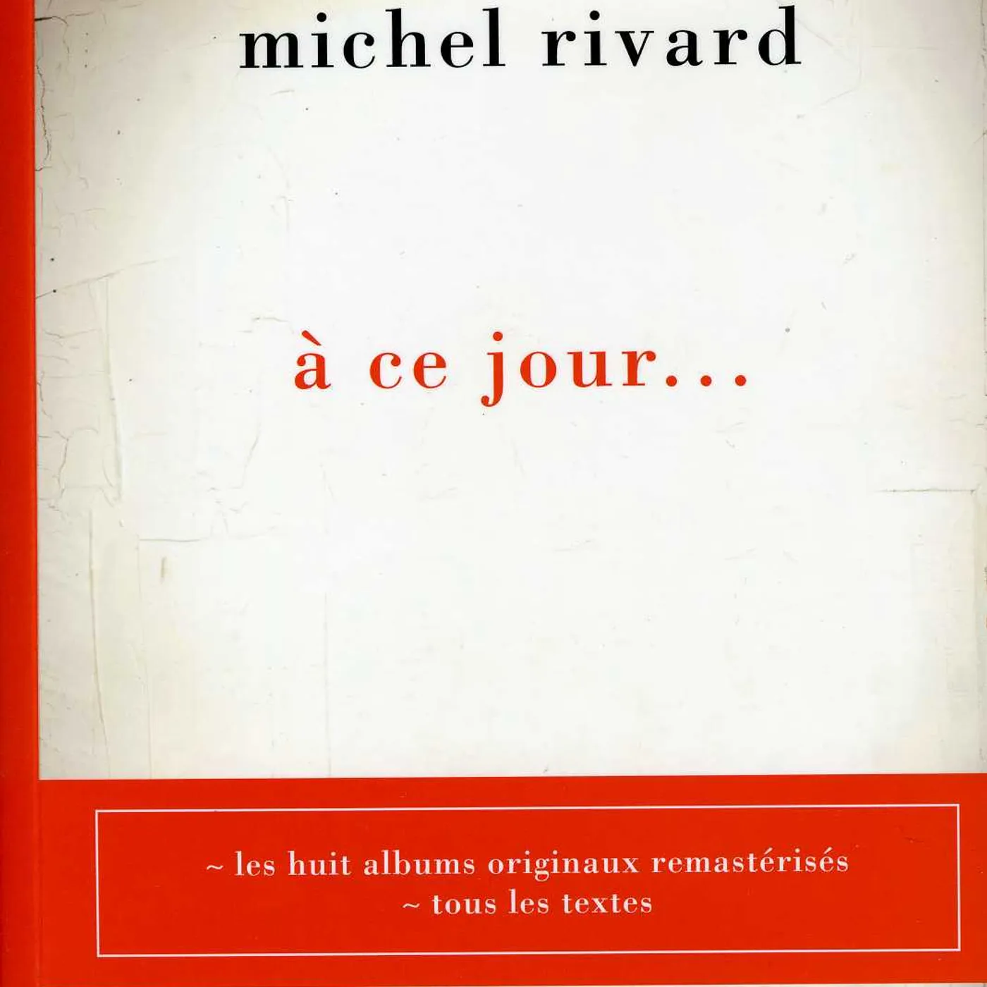 Michel Rivard ANTHOLOGIE CD