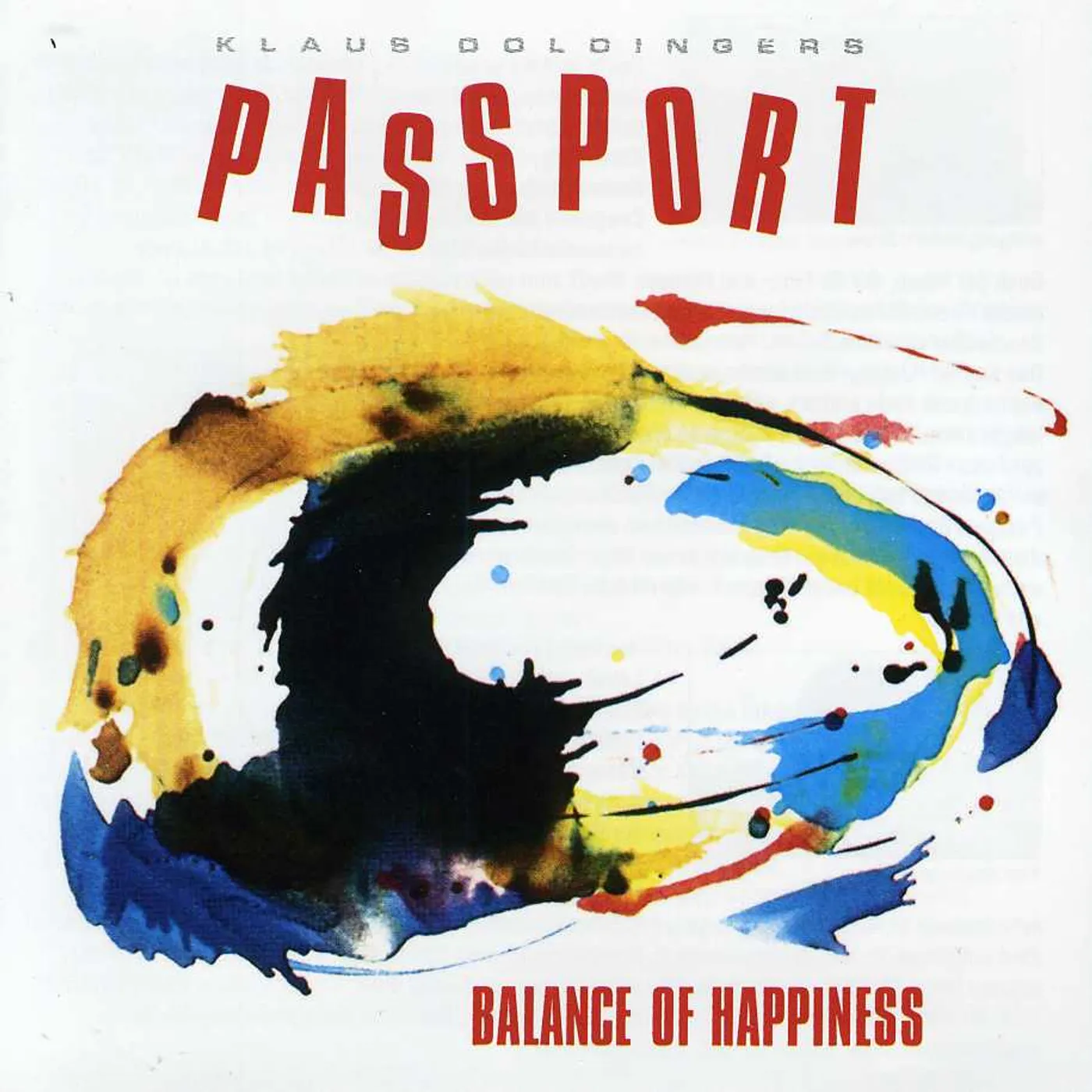Passport BALANCE OF HAPPINESS CD