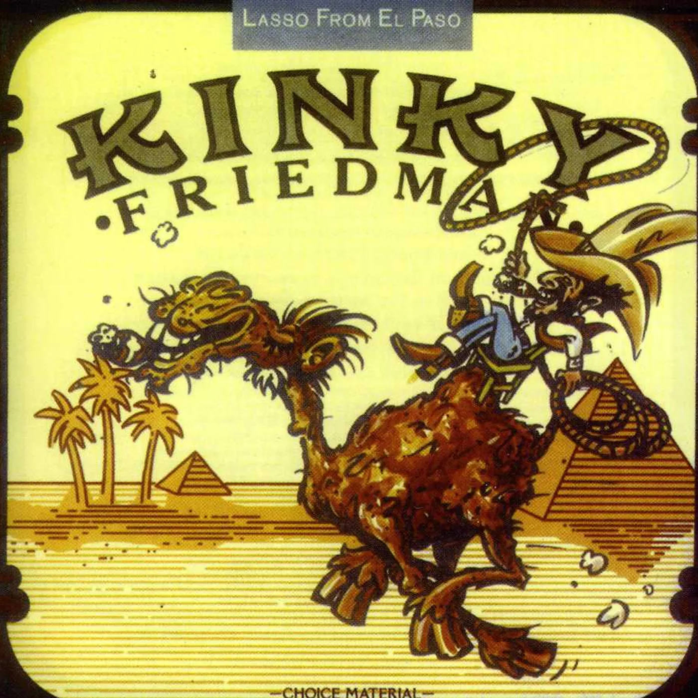 Kinky Friedman LASSO FROM EL PASSO CD